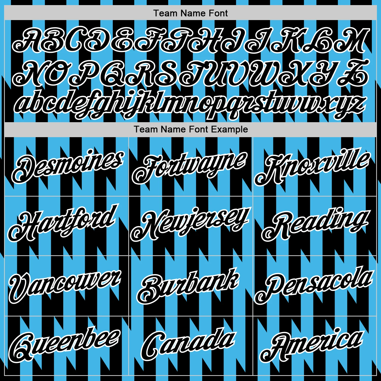 Custom Black Sky Blue-White 3D Esports Performance T-Shirt - Image 3