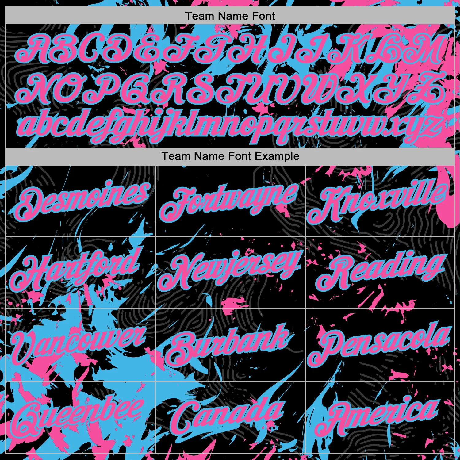 Custom Stitched Black Pink-Sky Blue Splash Sports Pullover Sweatshirt Hoodie - Image 5