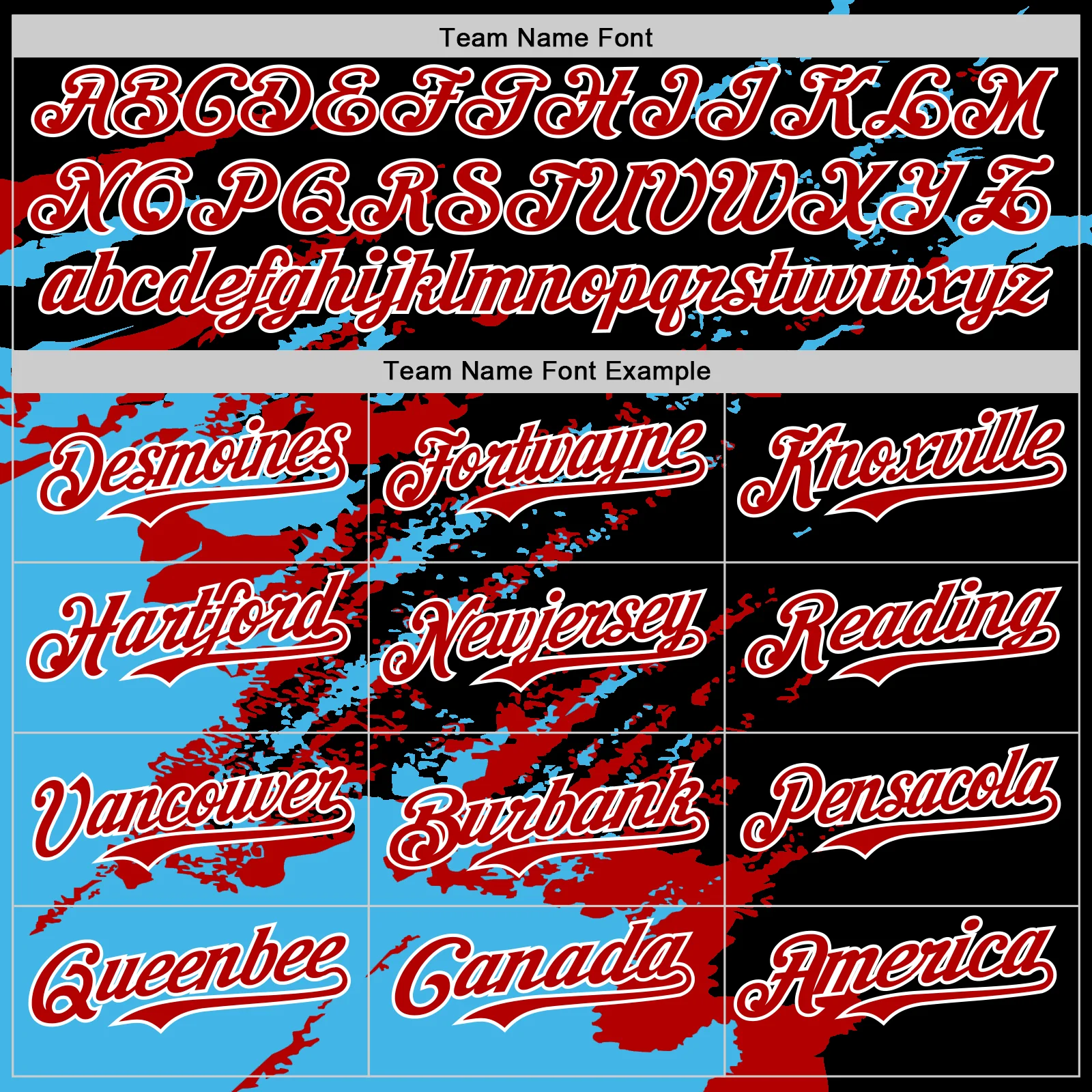 Custom Black Red Sky Blue-White Splash Art 3D Pattern Design Bomber Full-Snap Varsity Letterman Hoodie Jacket - Image 5