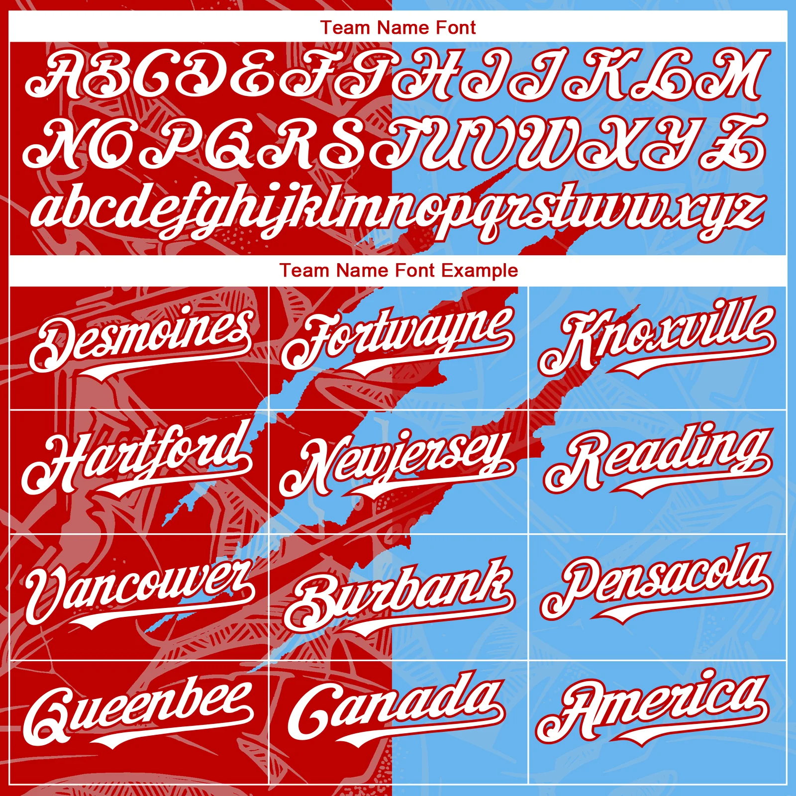 Custom Graffiti Pattern White Sky Blue-Red 3D Scratch Authentic Baseball Jersey - Image 4