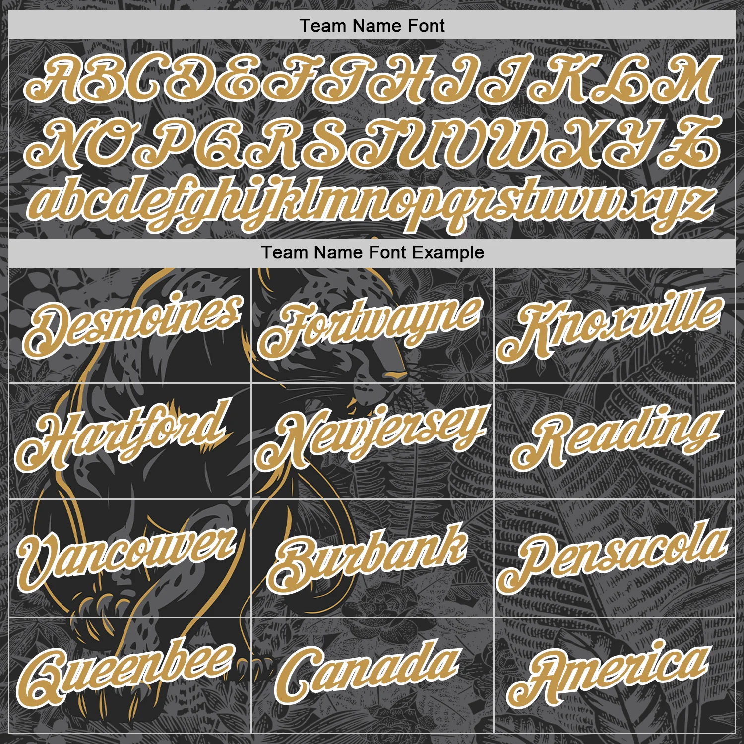 Custom Black Old Gold-Steel Gray 3D Esports Leopard Performance T-Shirt - Image 3