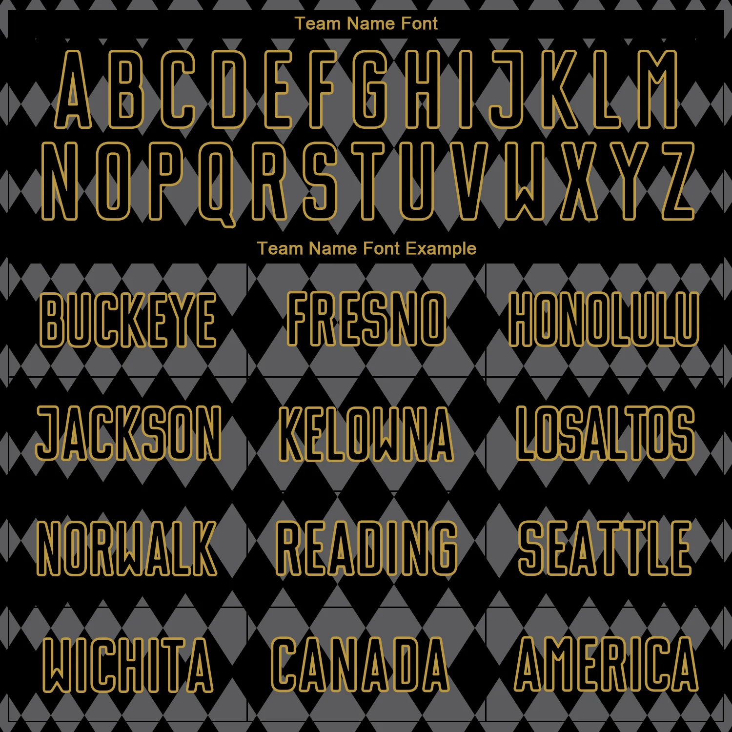Custom Black Steel Gray-Old Gold Diamond Harlequin Check Sports Sublimation Soccer Uniform Jersey - Image 5