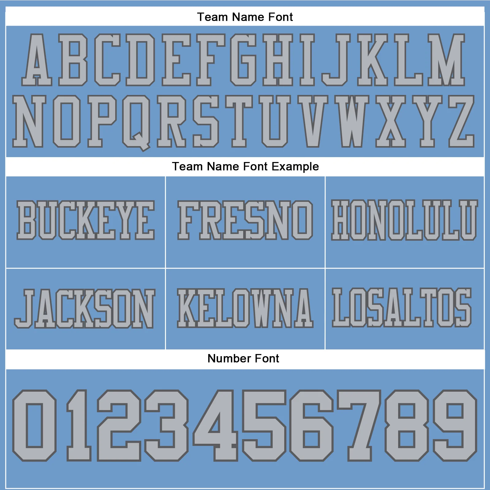 Custom Light Blue Gray-Steel Gray Authentic Football Jersey - Image 4