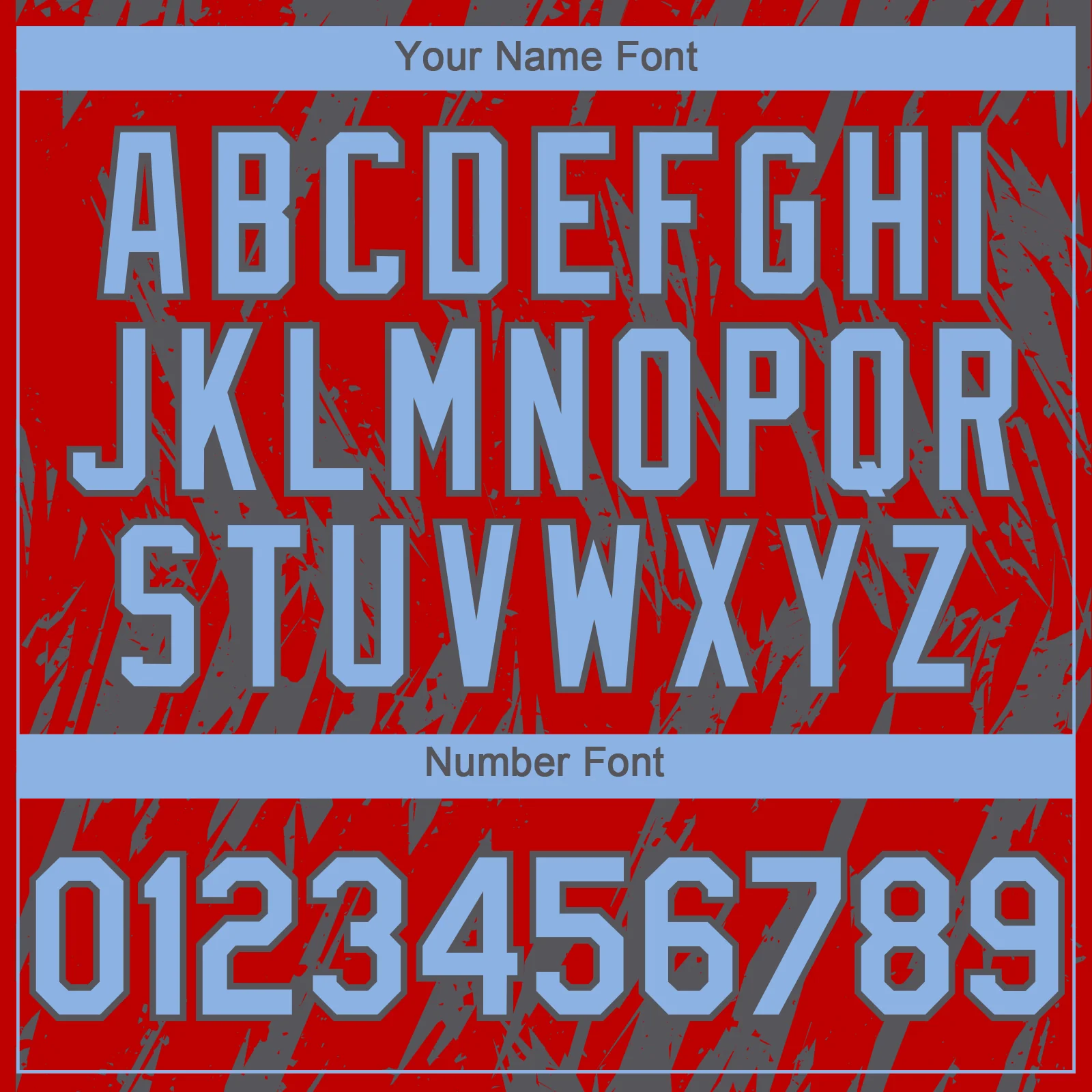 Custom Red Light Blue-Steel Gray Splatter Torn Sharp Brush Stroke Authentic Baseball Jersey - Image 5