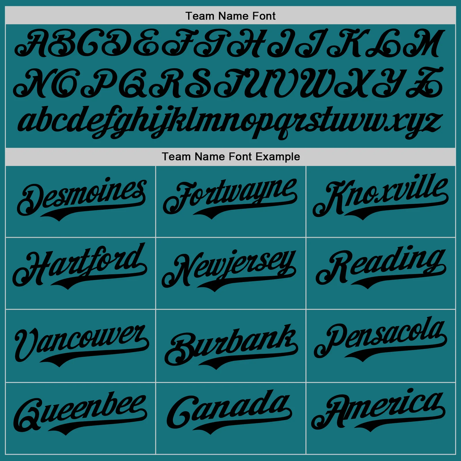 Custom Teal Black Authentic Baseball Jersey - Image 4