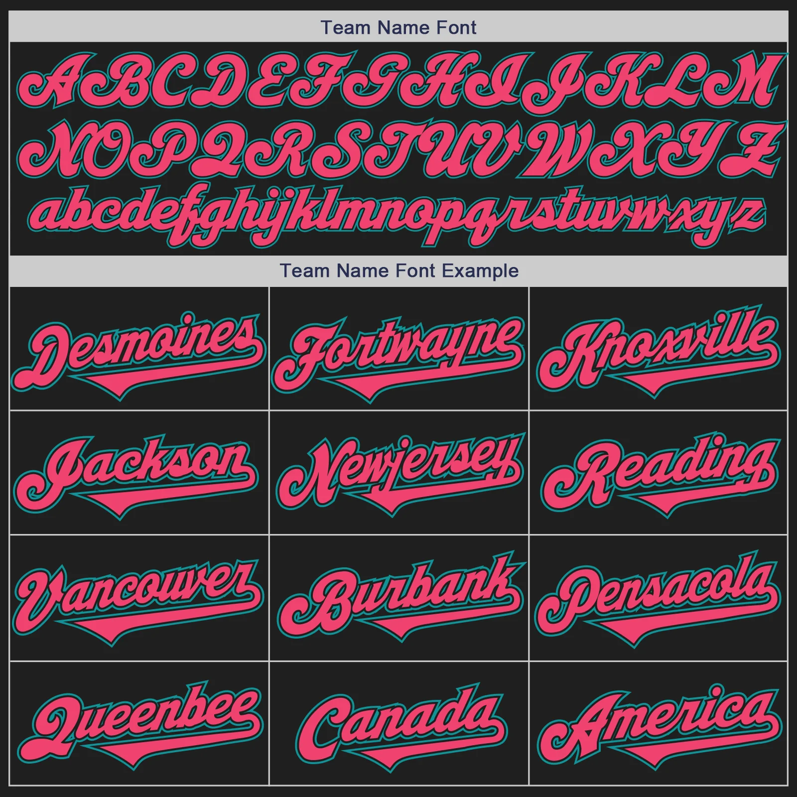 Custom Black Neon Pink-Teal Authentic Two Tone Baseball Jersey - Image 4