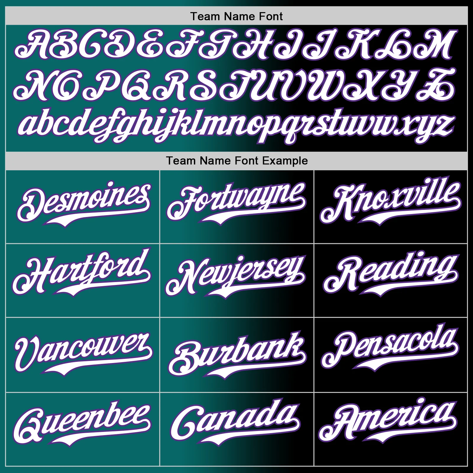 Custom Black Purple Teal-White Authentic Gradient Fashion Baseball Jersey - Image 4