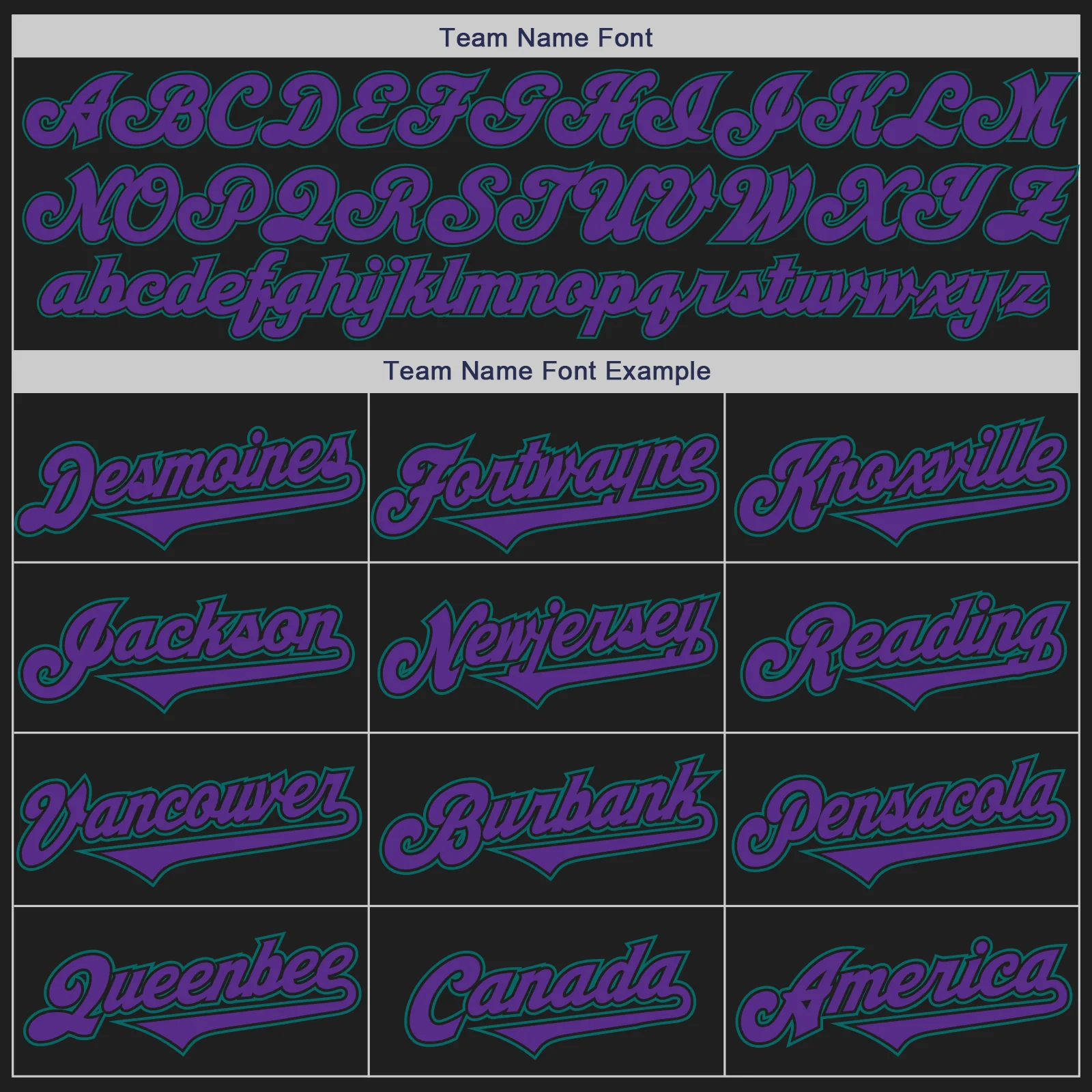 Custom Black Purple-Teal Authentic Two Tone Baseball Jersey - Image 4