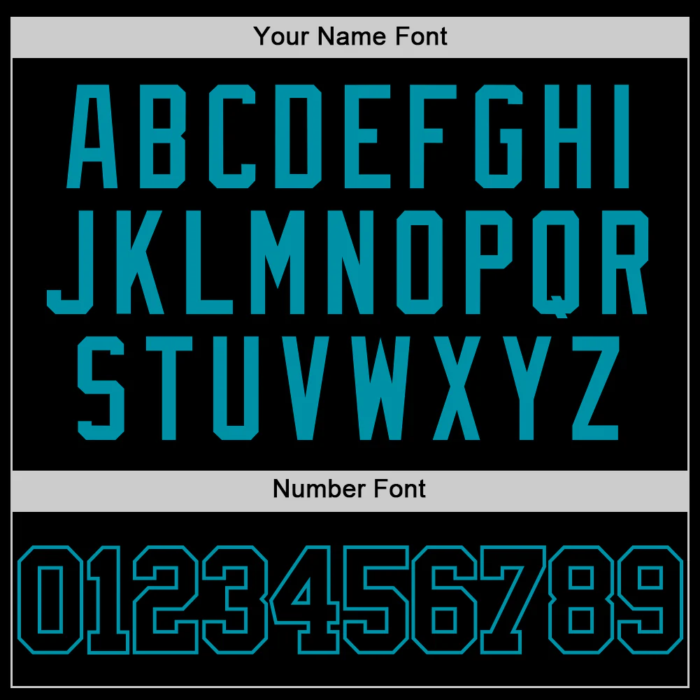 Custom Black Teal Authentic Basketball Jersey - Image 3