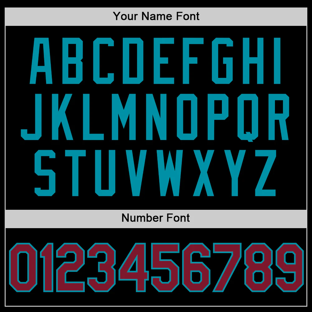 Custom Black Crimson-Teal Authentic Throwback Basketball Jersey - Image 4