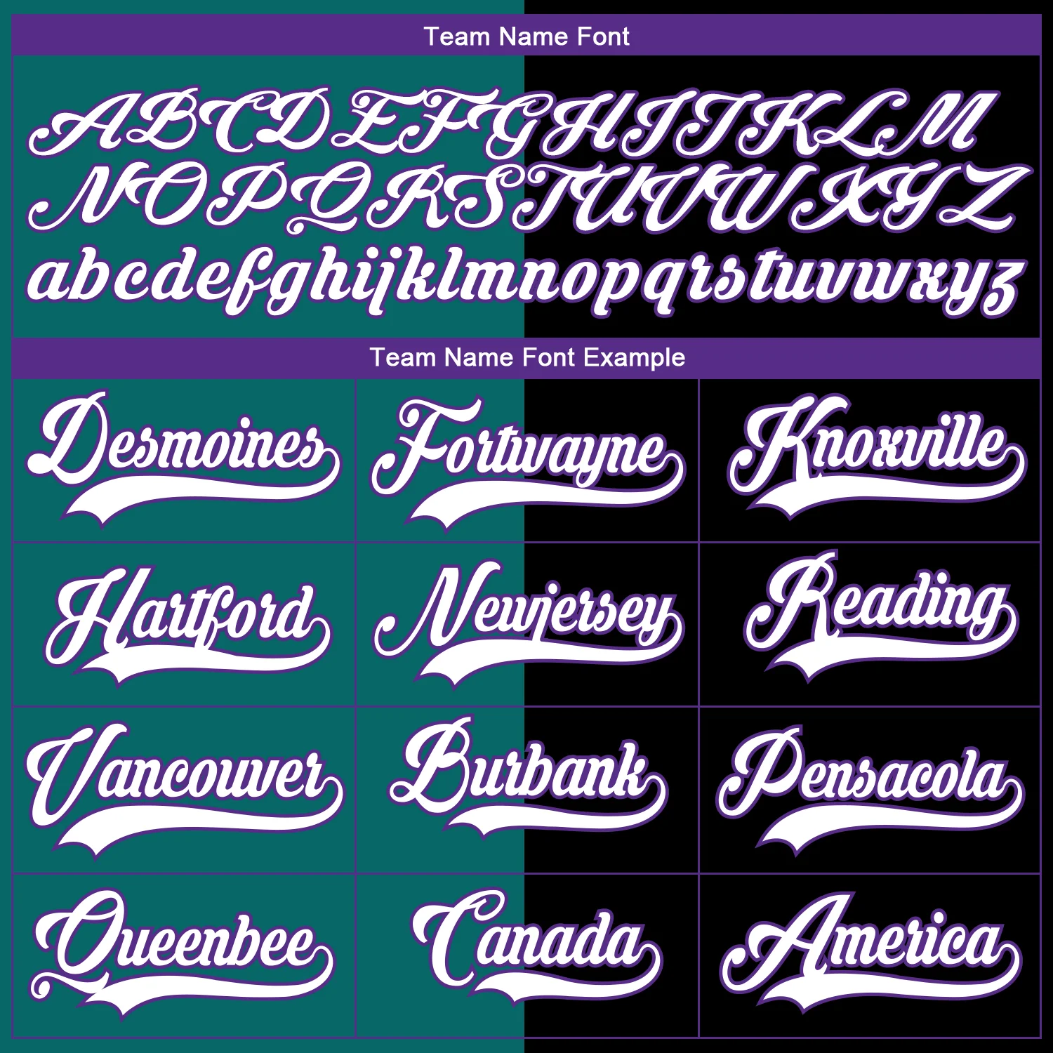 Custom Black Purple Teal-White Split Fashion Hockey Lace Neck Jersey - Image 6