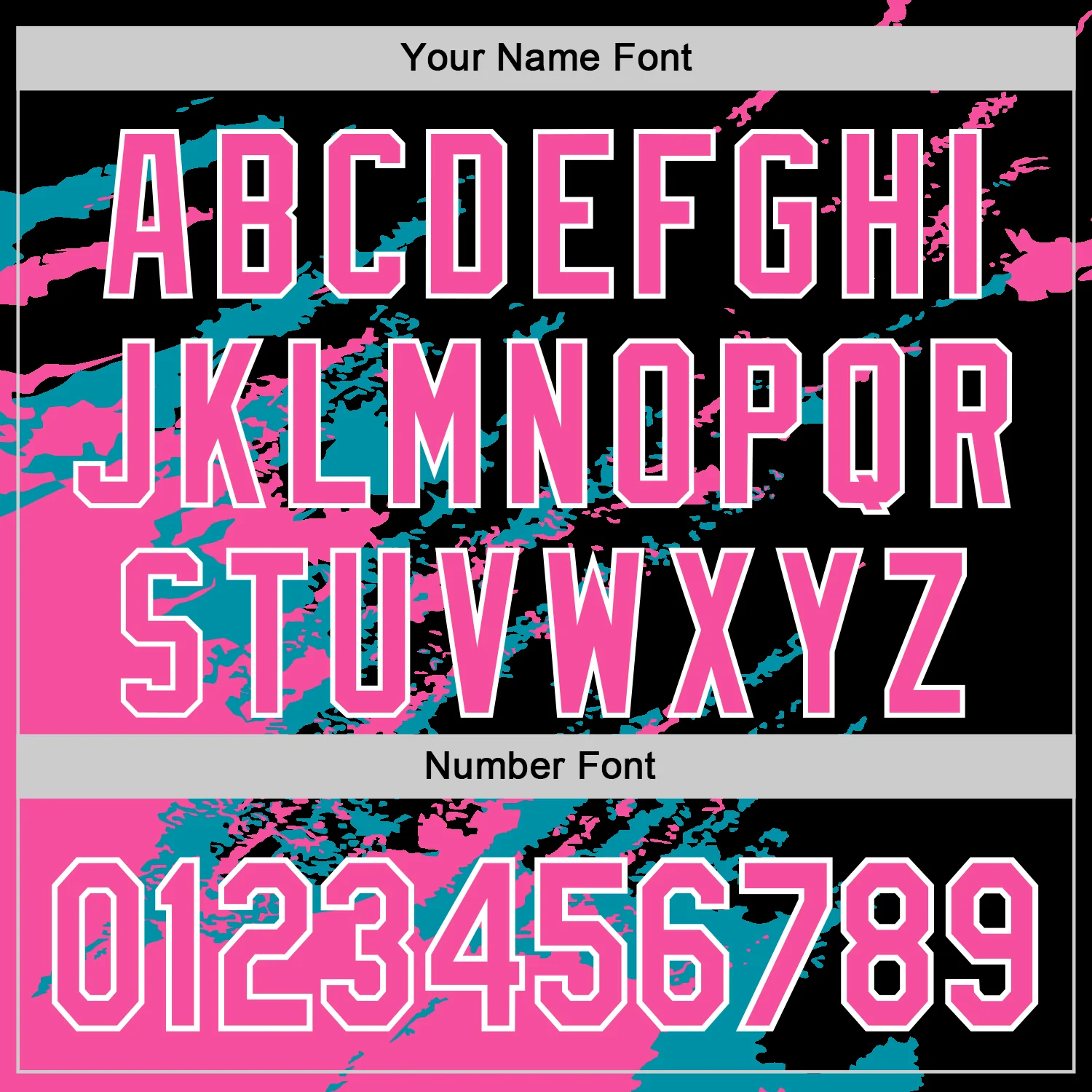 Custom Black Pink Teal-White Splash Art 3D Pattern Design Bomber Full-Snap Varsity Letterman Hoodie Jacket - Image 6