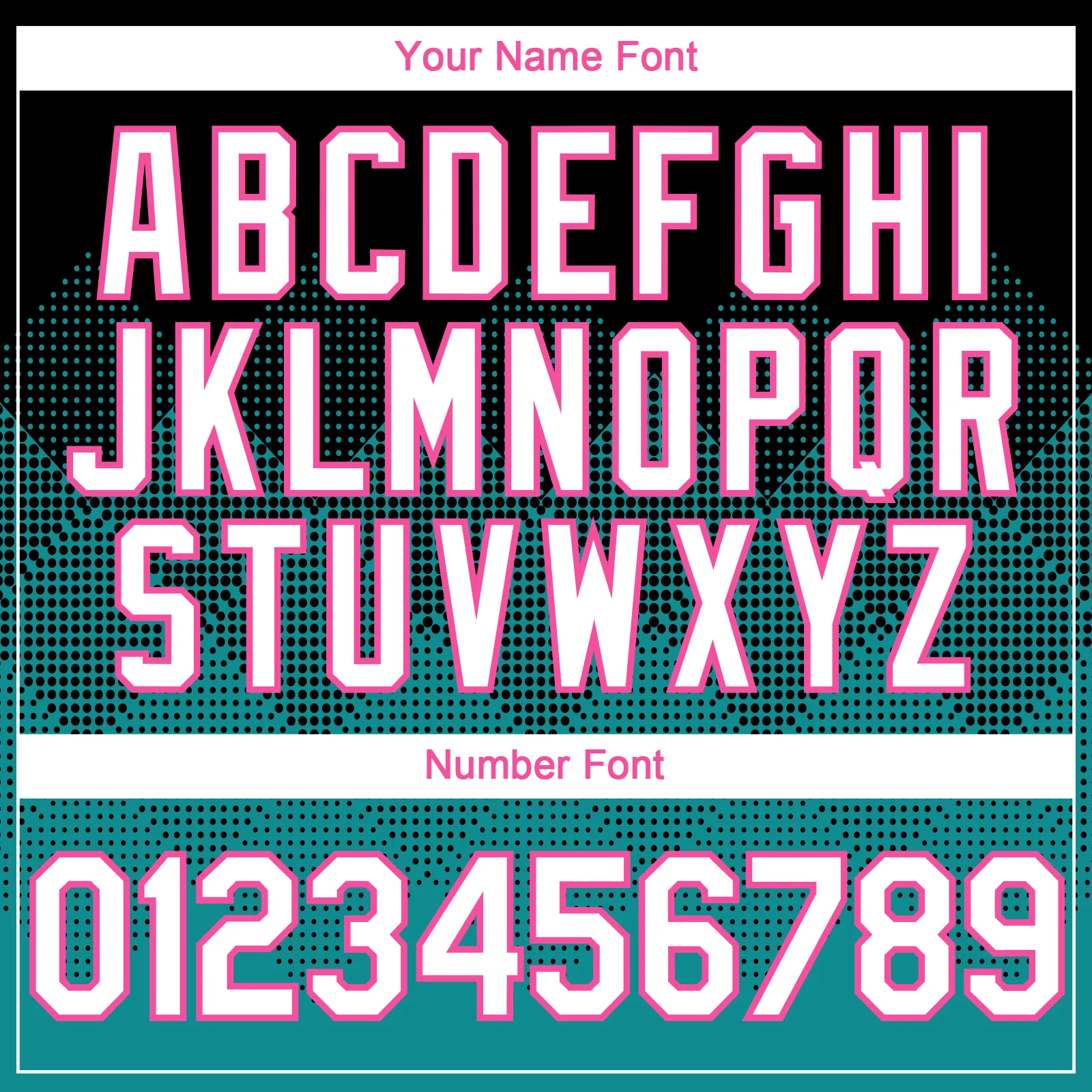 Custom Black White Teal-Pink 3D Gradient Square Shape Authentic Baseball Jersey - Image 5
