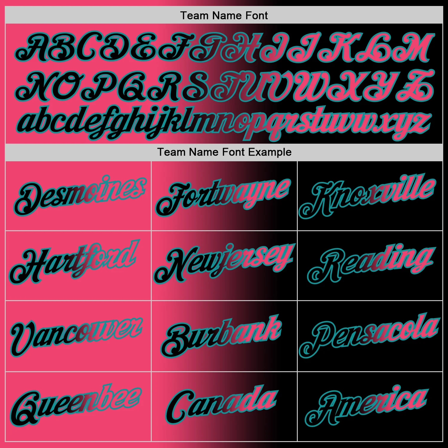 Custom Black Neon Pink-Teal Gradient Fashion Performance T-Shirt - Image 4