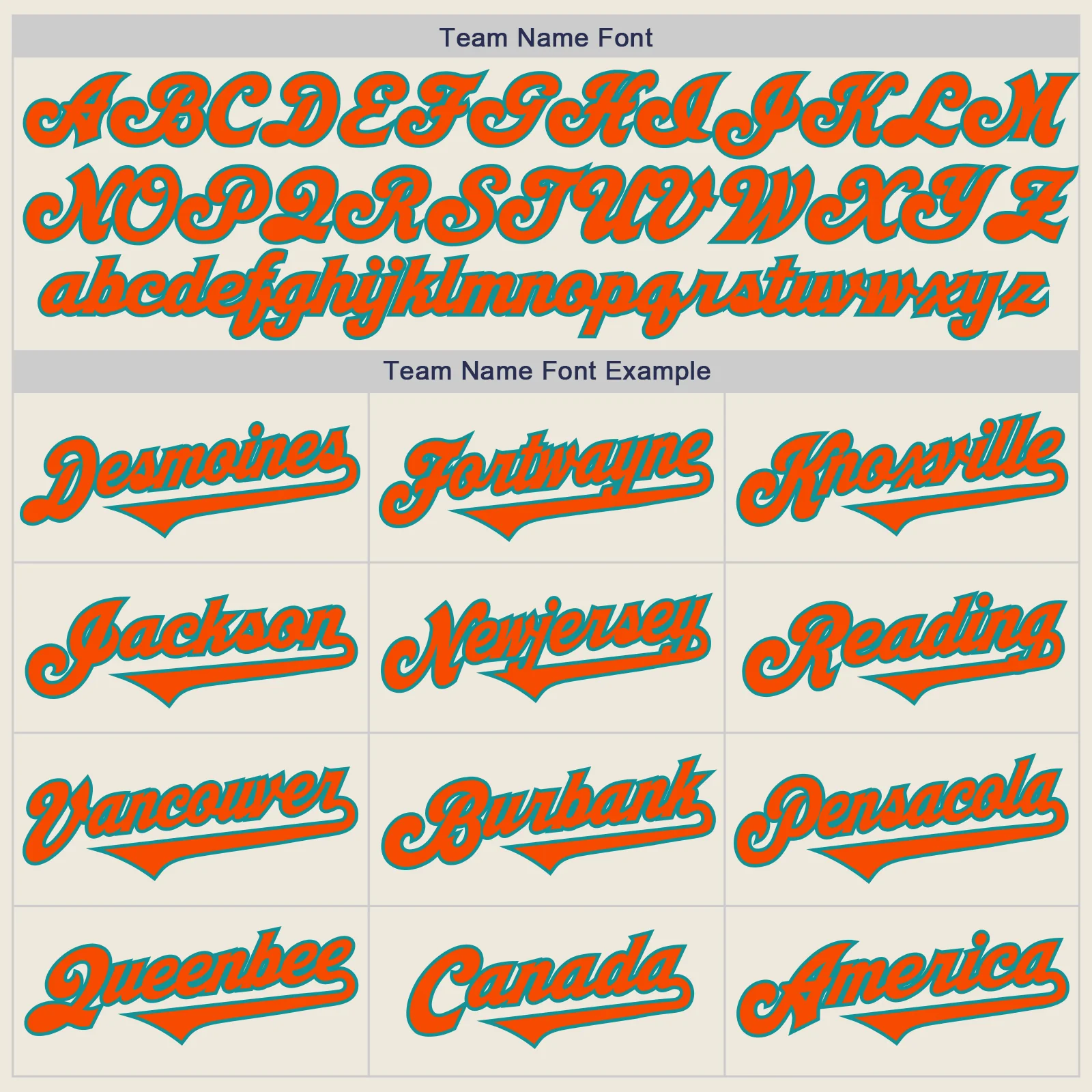 Custom Cream Orange-Teal Authentic Two Tone Baseball Jersey - Image 4