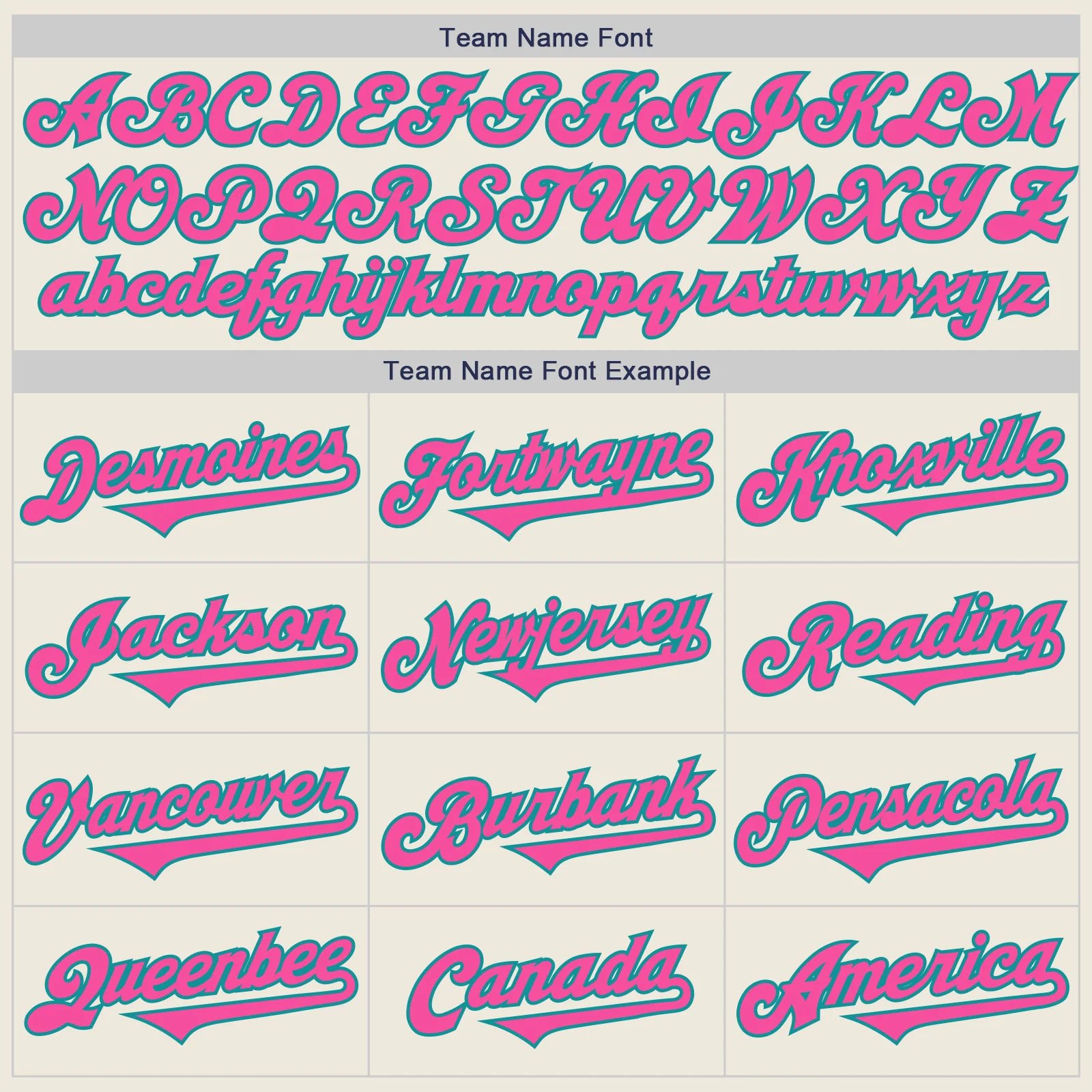 Custom Cream Pink-Teal Authentic Two Tone Baseball Jersey - Image 4