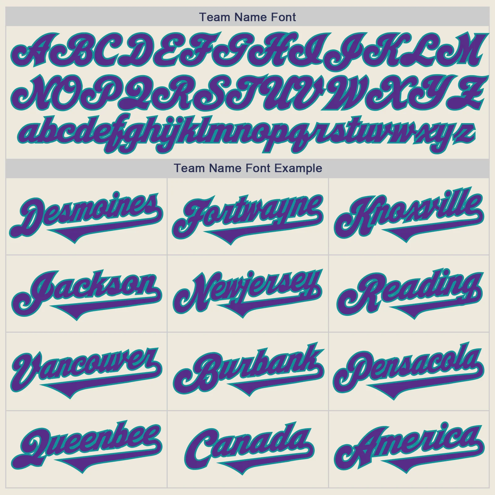 Custom Cream Purple-Teal Authentic Two Tone Baseball Jersey - Image 4