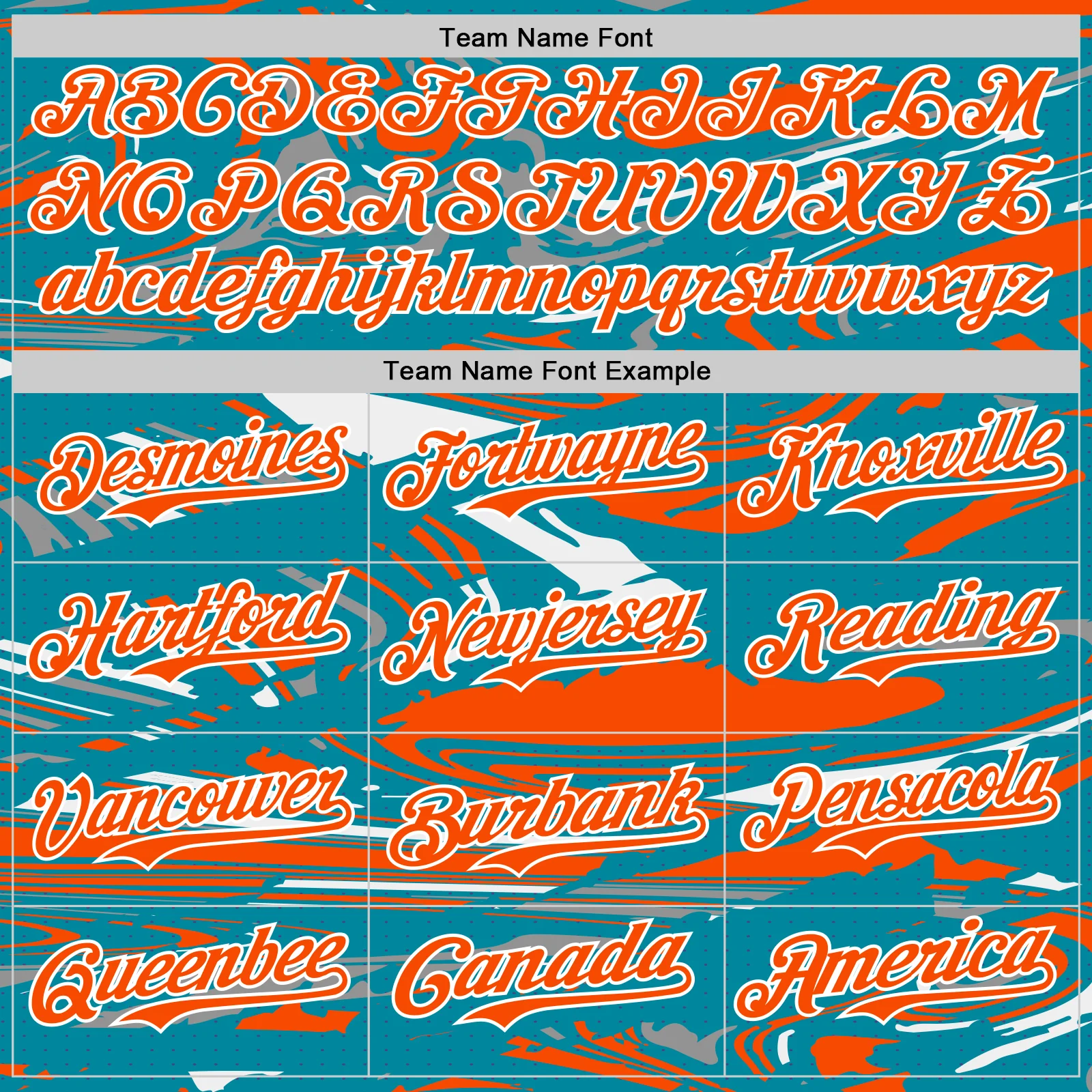Custom Figure Orange Teal-White Fluid Pattern Bomber Full-Snap Varsity Letterman Hoodie Jacket - Image 5
