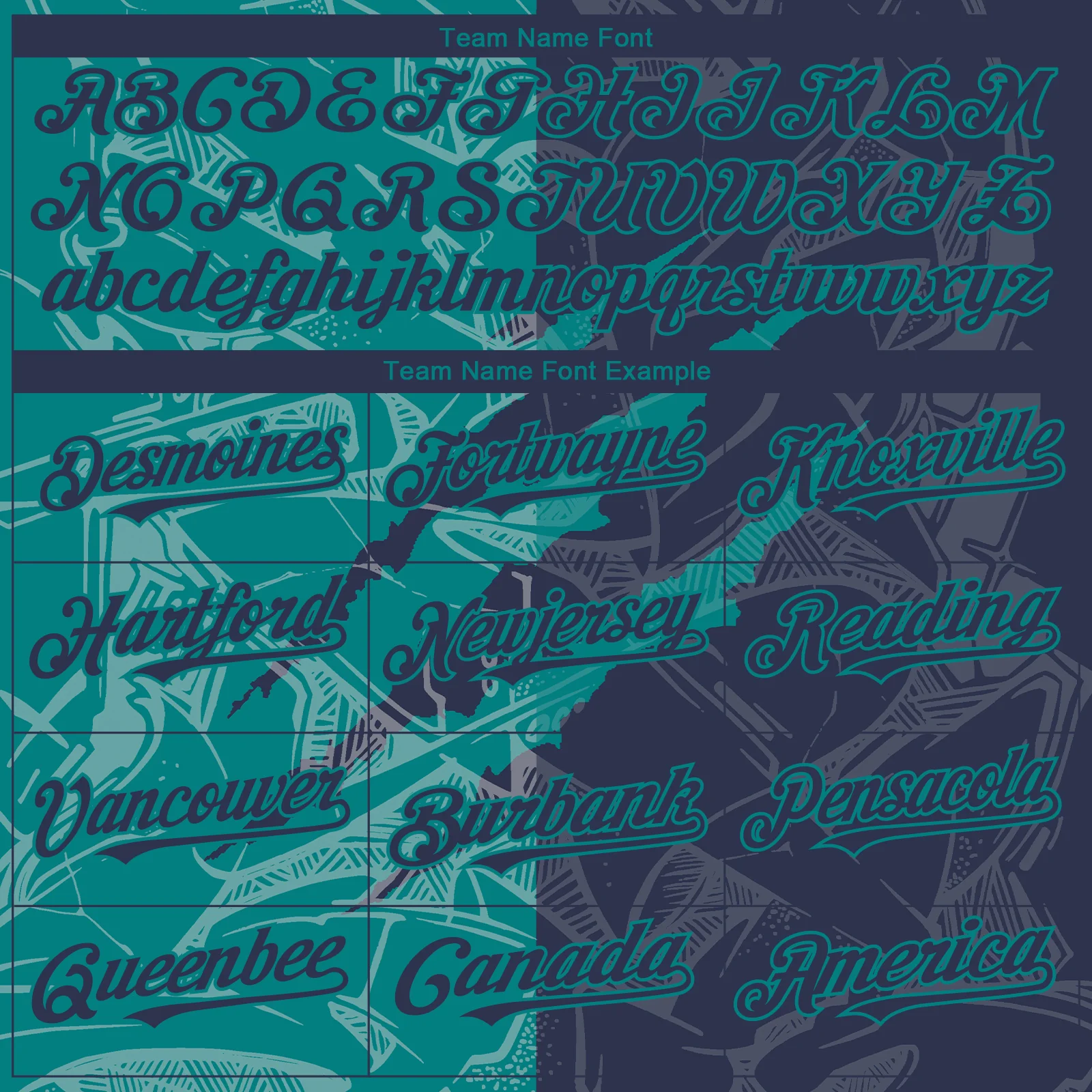 Custom Graffiti Pattern Navy-Teal 3D Scratch Authentic Baseball Jersey - Image 4