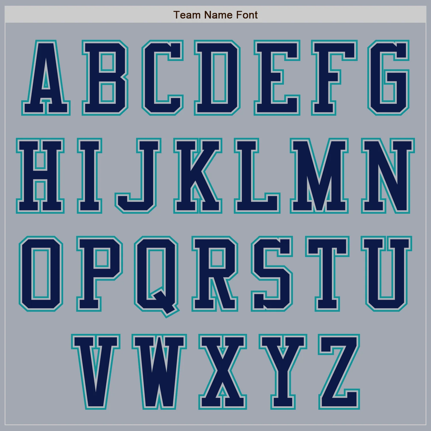 Custom Gray Navy-Teal Bomber Varsity Letterman Zipper Jacket - Image 5