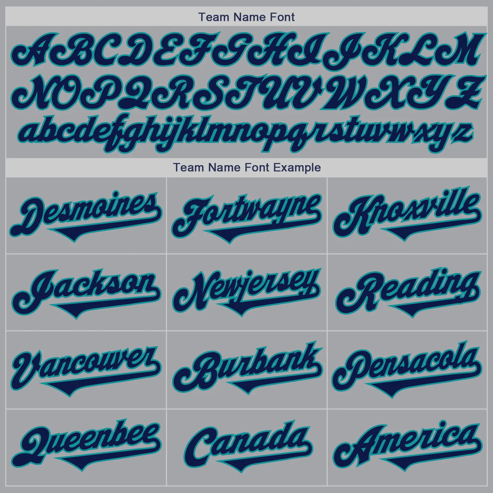 Custom Gray Navy-Teal Authentic Two Tone Baseball Jersey - Image 4