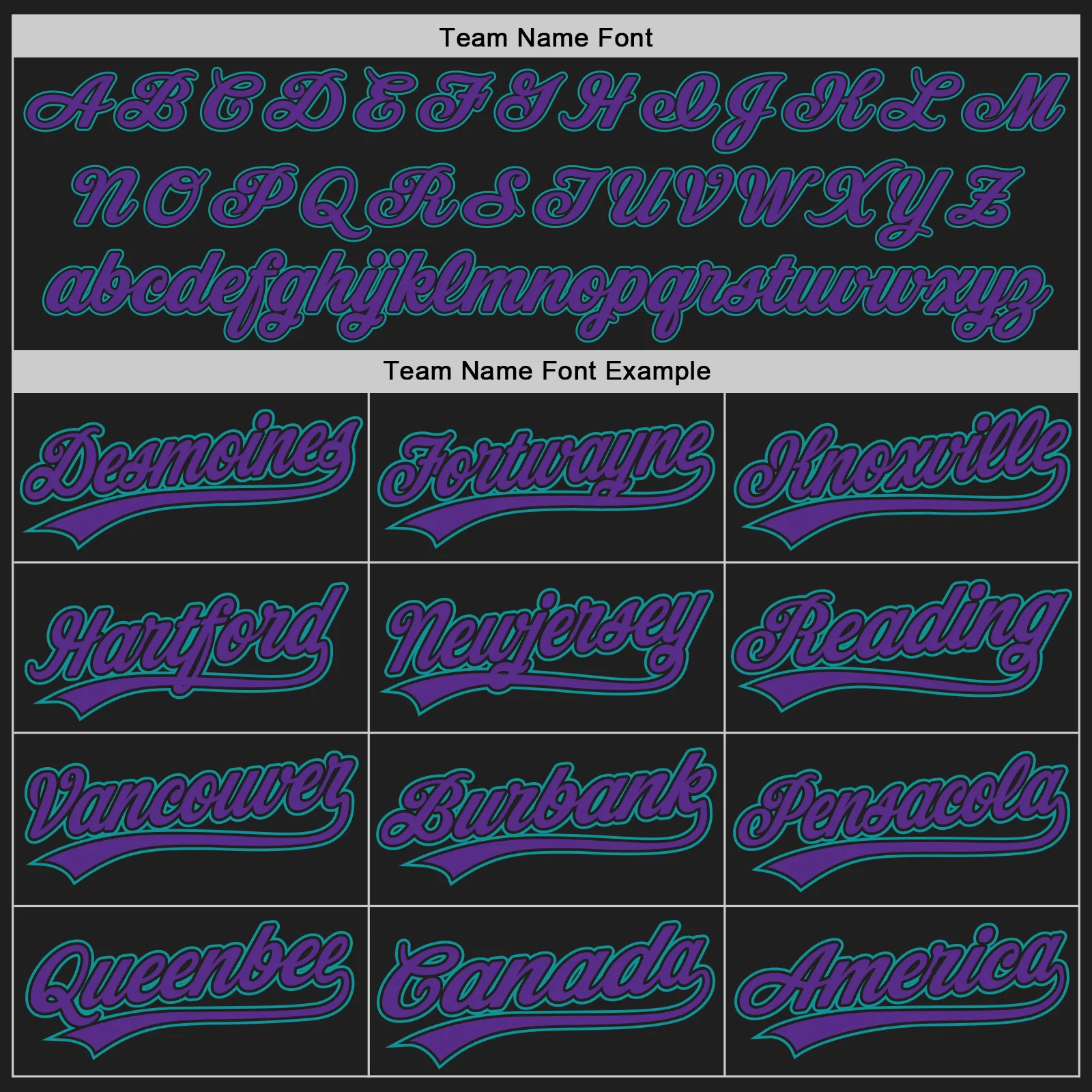 Custom Stitched Black Purple-Teal Baseball Pullover Sweatshirt Hoodie - Image 3