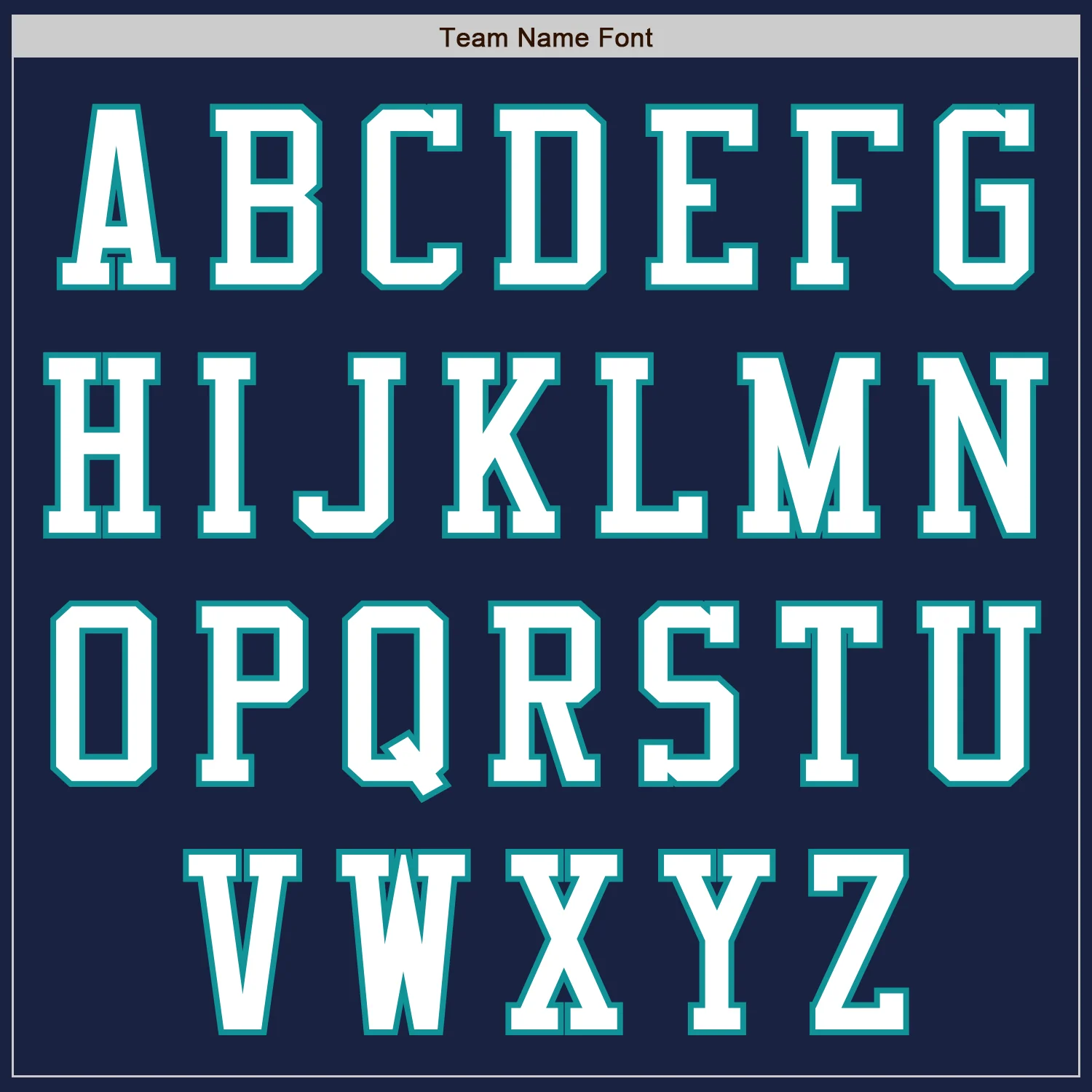 Custom Navy White-Teal Authentic Baseball Jersey - Image 3