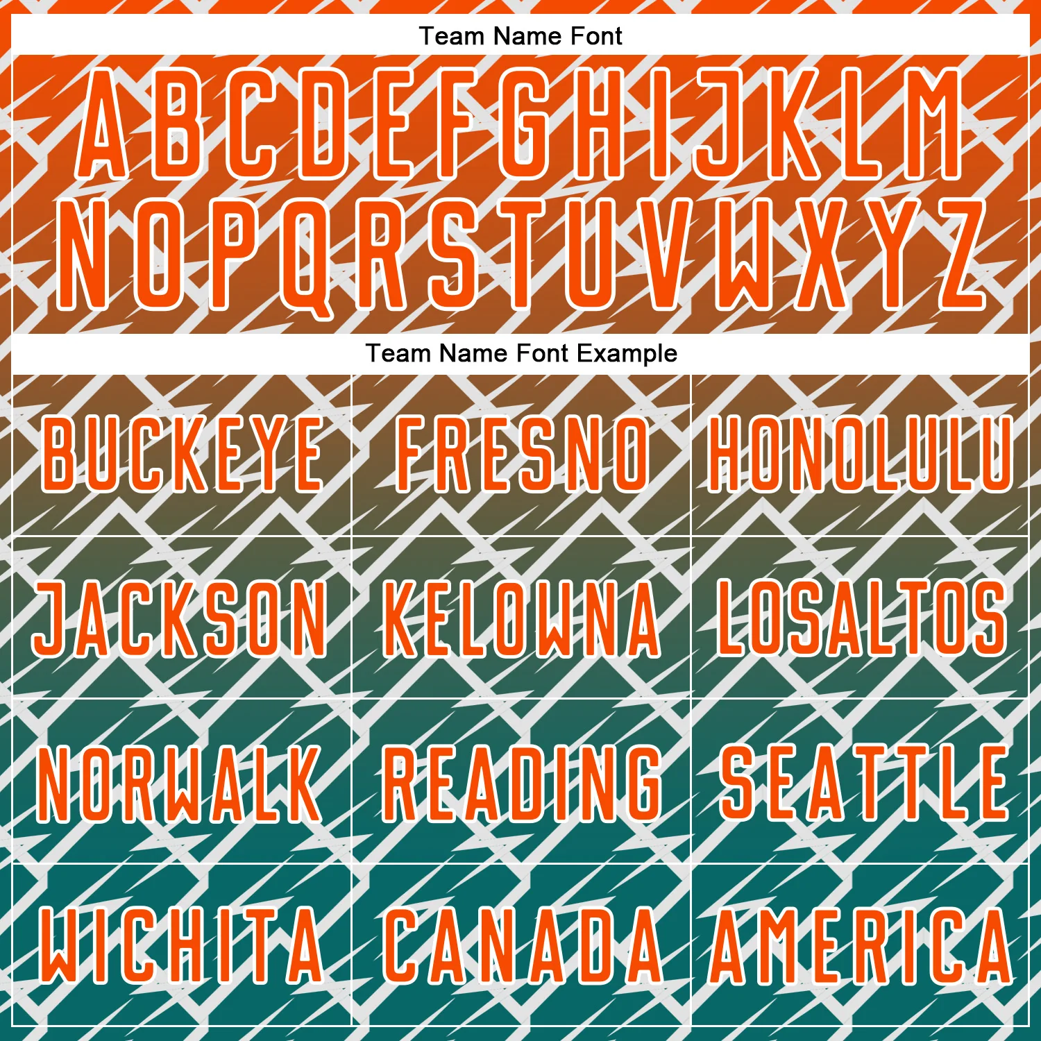 Custom Orange Teal-White Lightning Sports Sublimation Soccer Uniform Jersey - Image 5