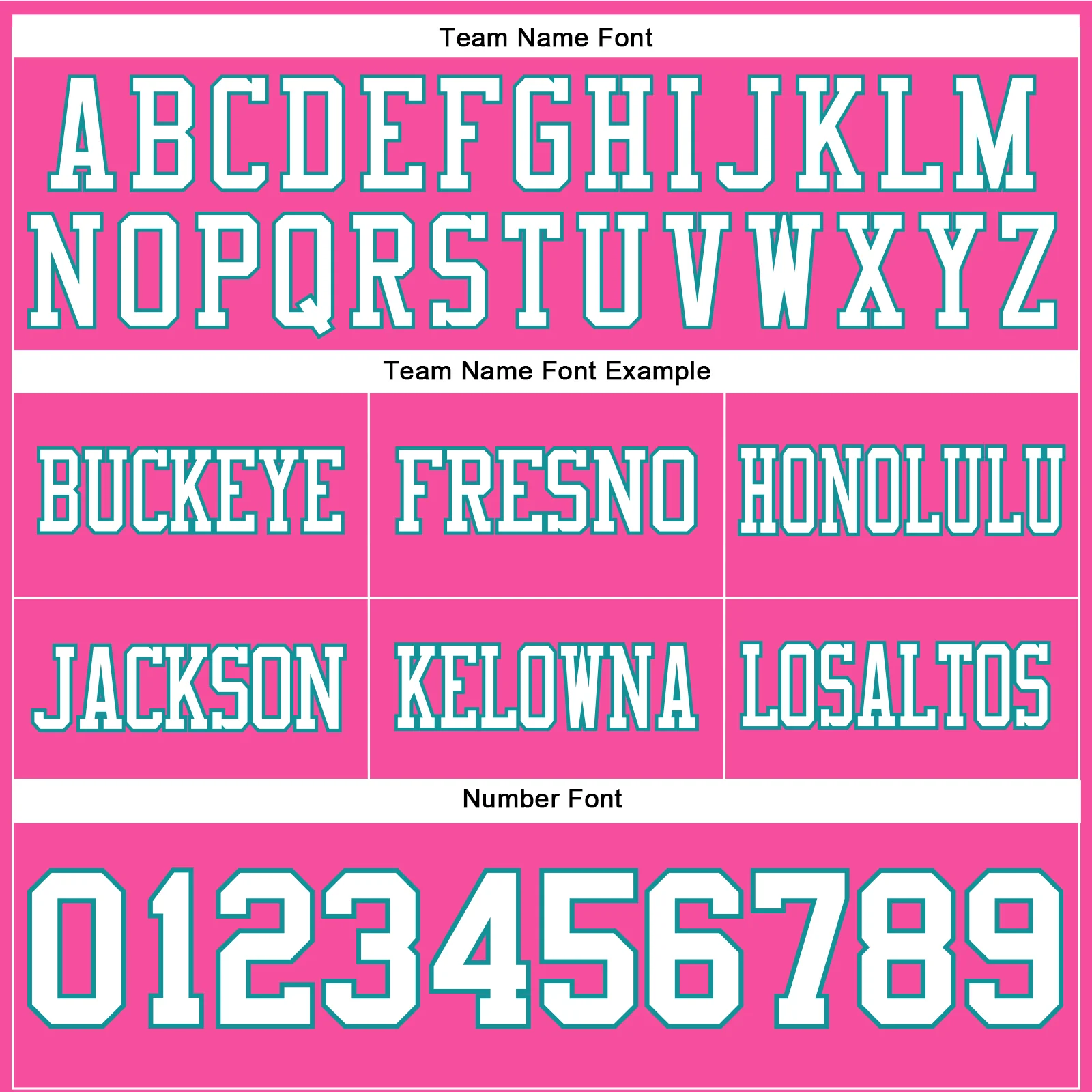 Custom Pink White-Teal Authentic Football Jersey - Image 4