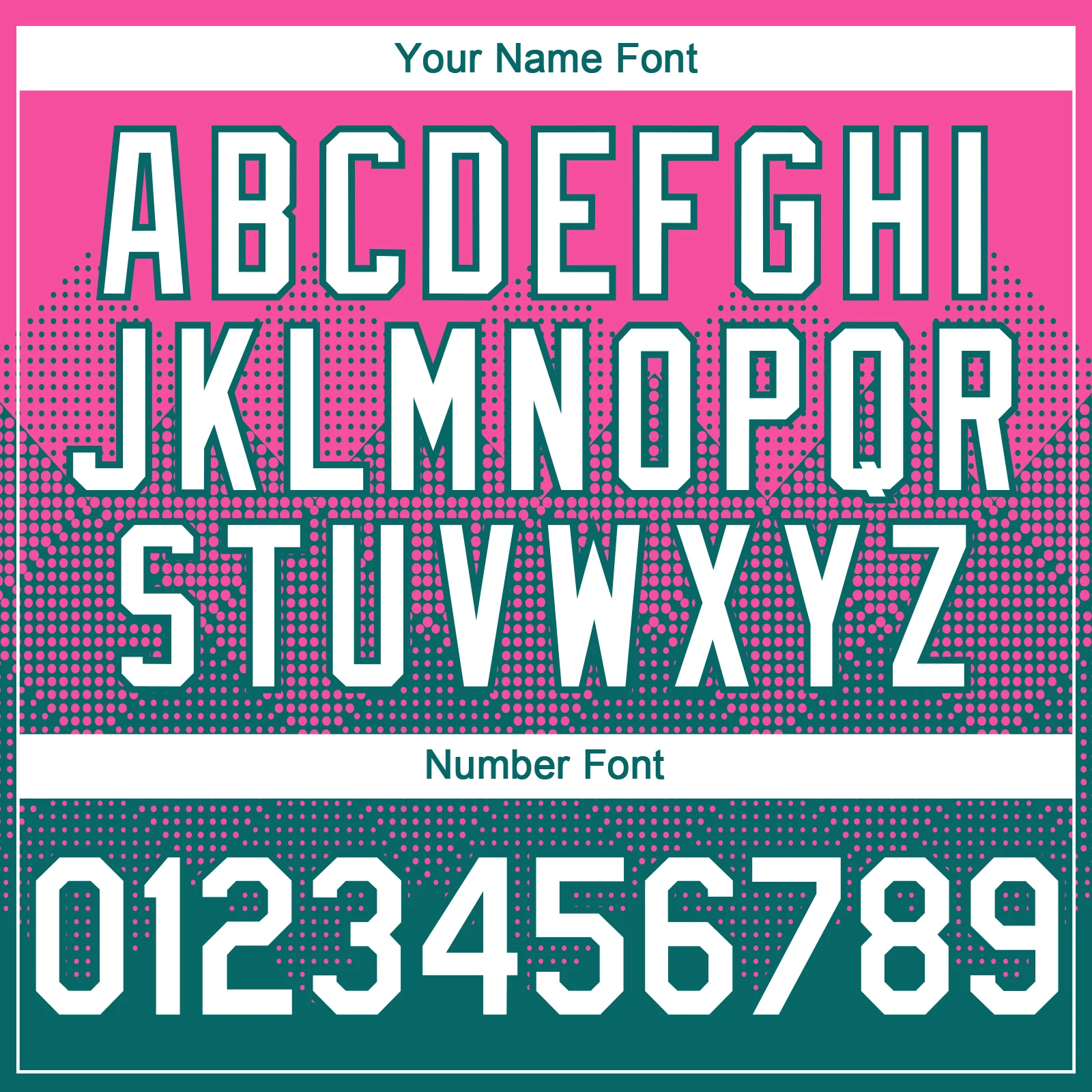 Custom Pink White-Teal 3D Gradient Square Shape Authentic Baseball Jersey - Image 5