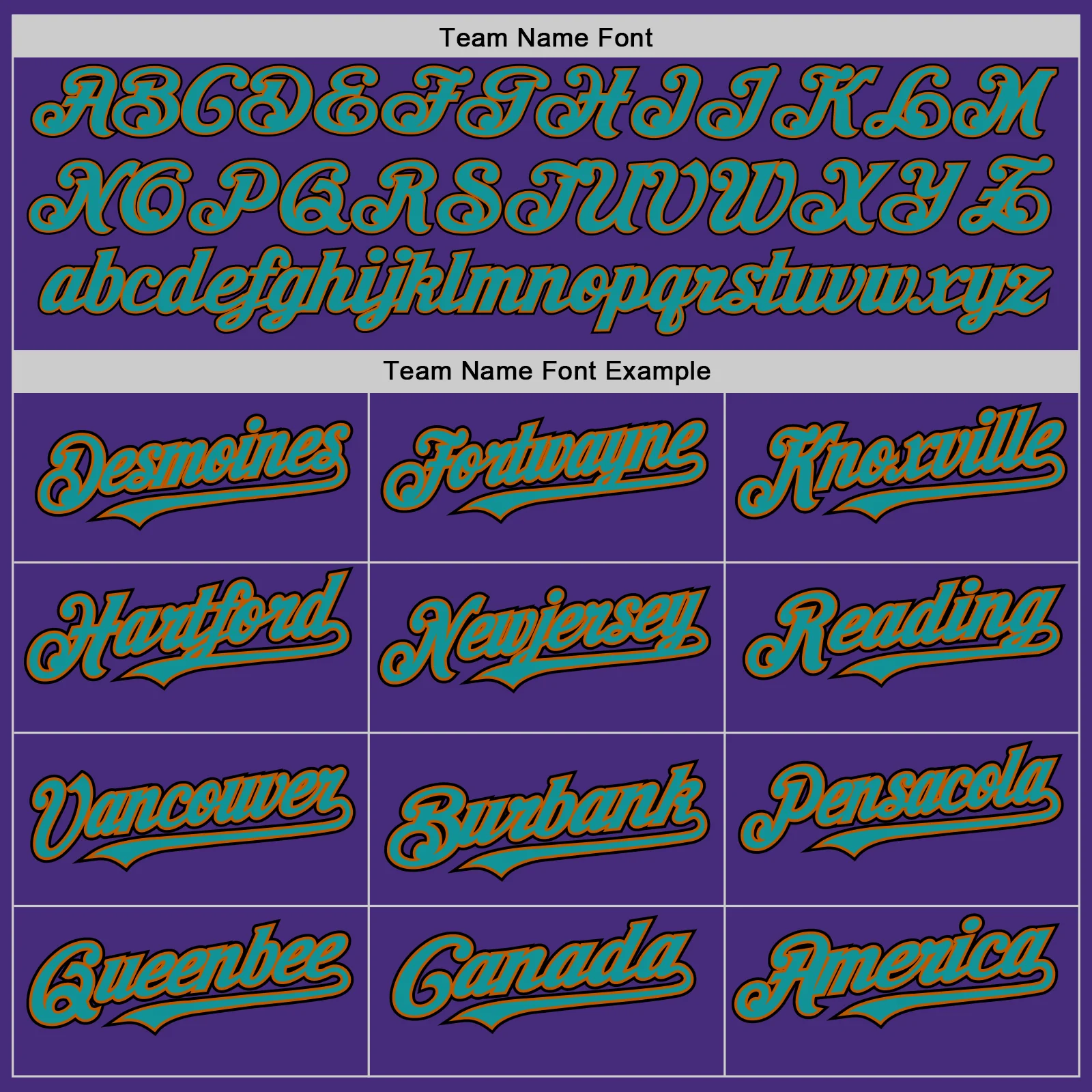 Custom Purple Texas Orange Teal Black-White Authentic Baseball Jersey - Image 4