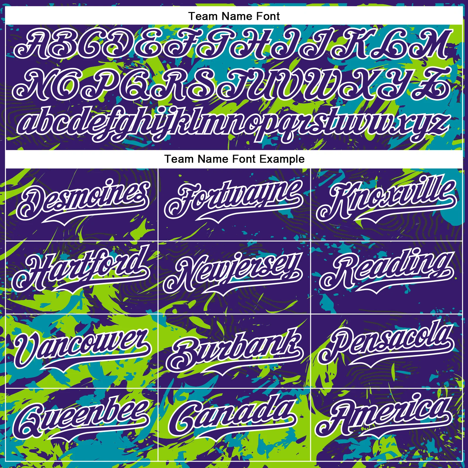Custom Purple Teal Neon Green-White Splash Bomber Full-Snap Varsity Letterman Hoodie Jacket - Image 5