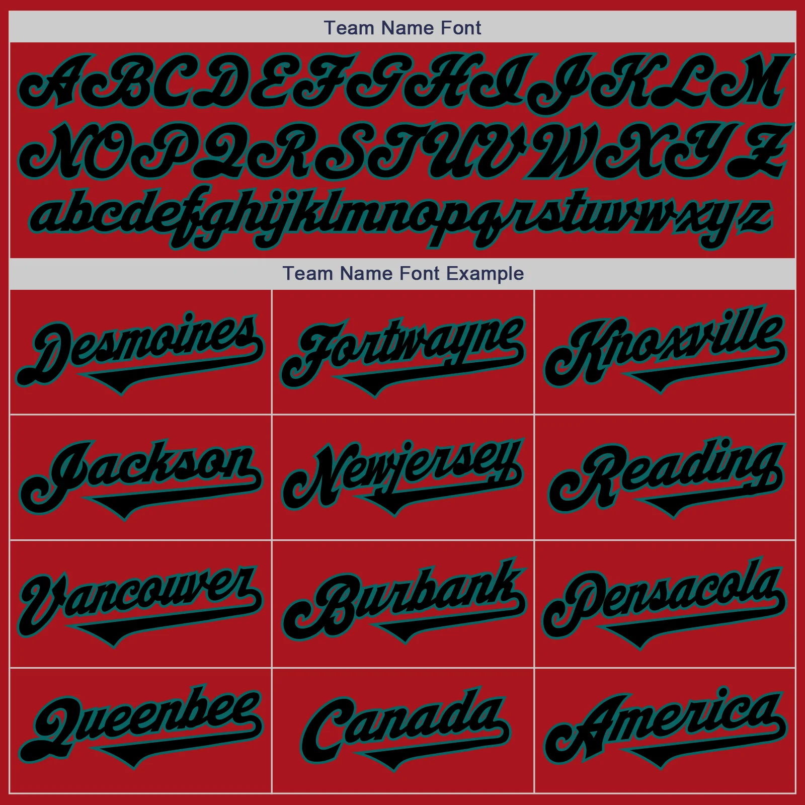 Custom Red Black-Teal Authentic Two Tone Baseball Jersey - Image 4