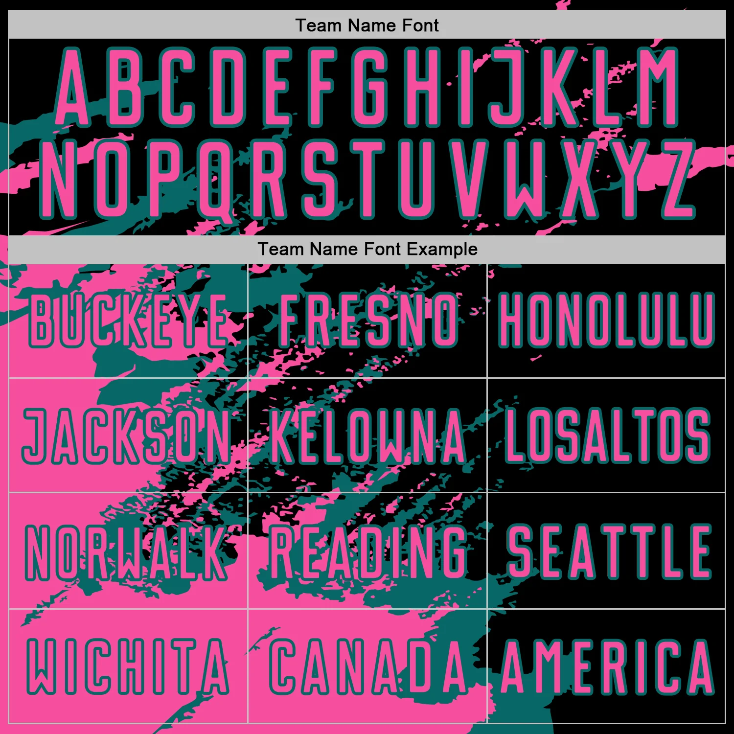 Custom Black Pink-Teal Abstract Fragment Art Splash Sports Sublimation Soccer Uniform Jersey - Image 5