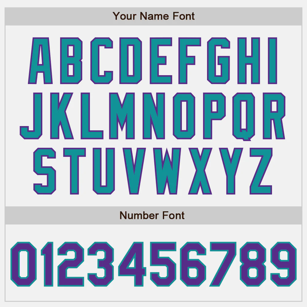 Custom White Purple-Teal Authentic Two Tone Baseball Jersey - Image 5