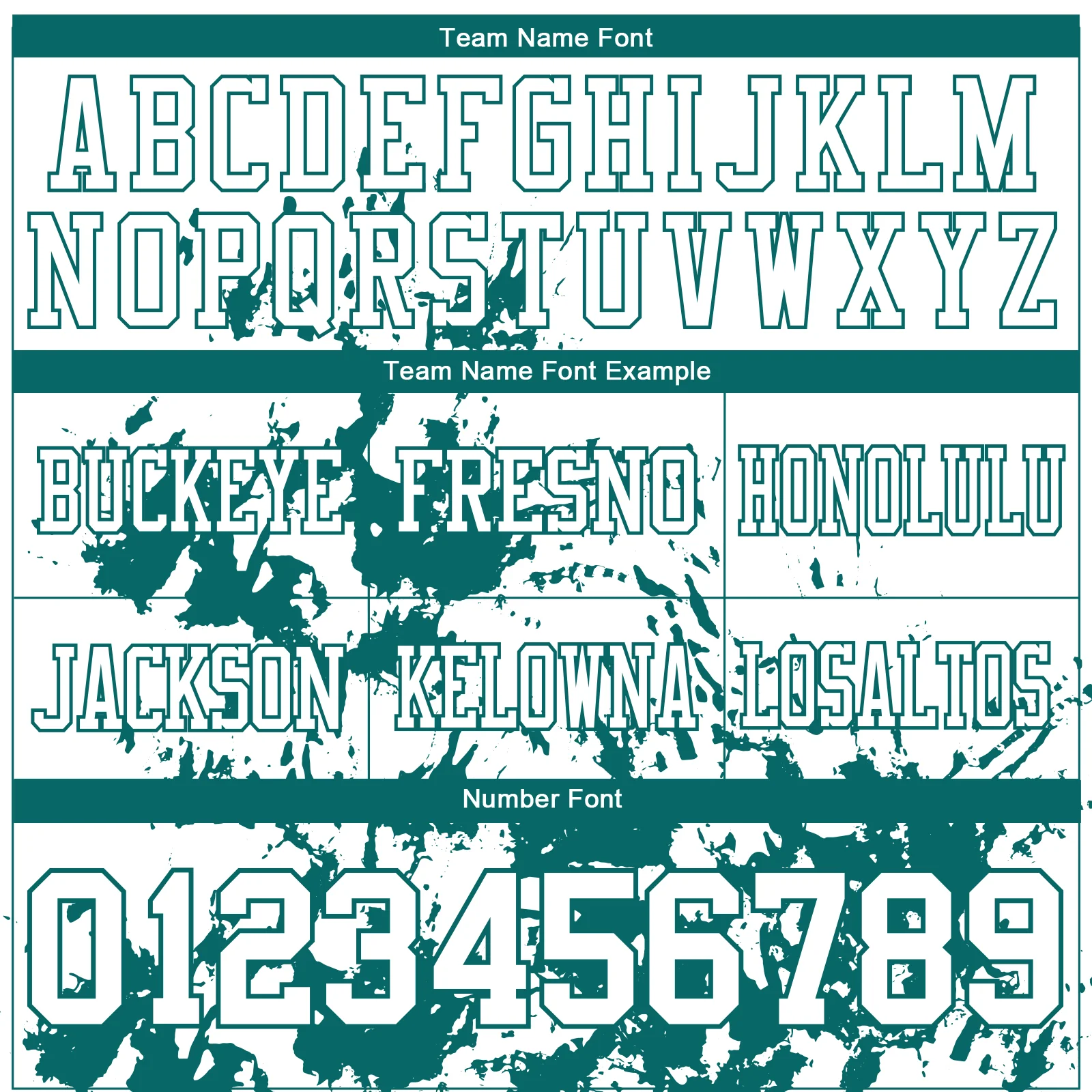 Custom White Teal 3D Pattern Splash Authentic Football Jersey - Image 3