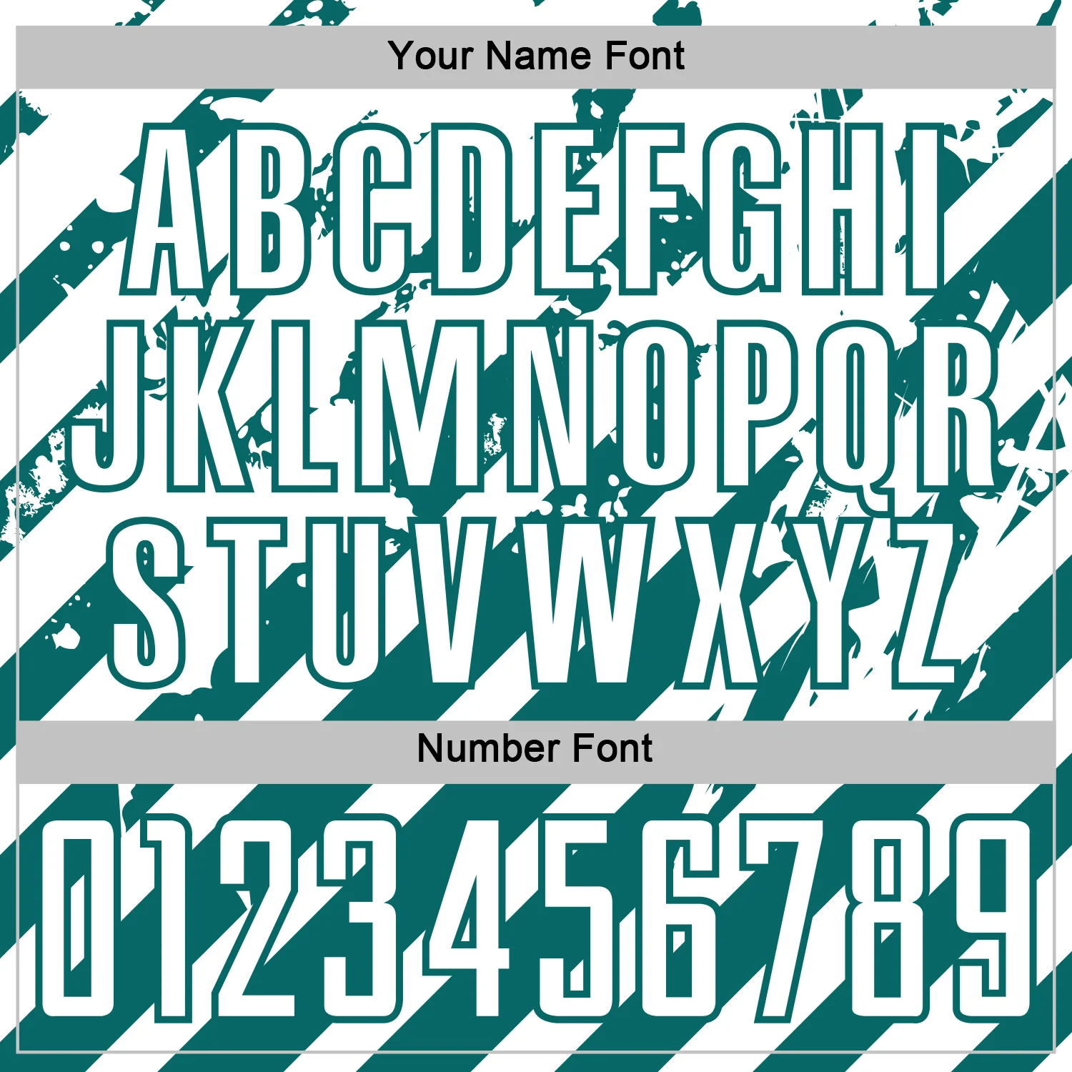 Custom White Teal Distressed Diagonal Stripe Pattern Sports Sublimation Soccer Uniform Jersey - Image 6
