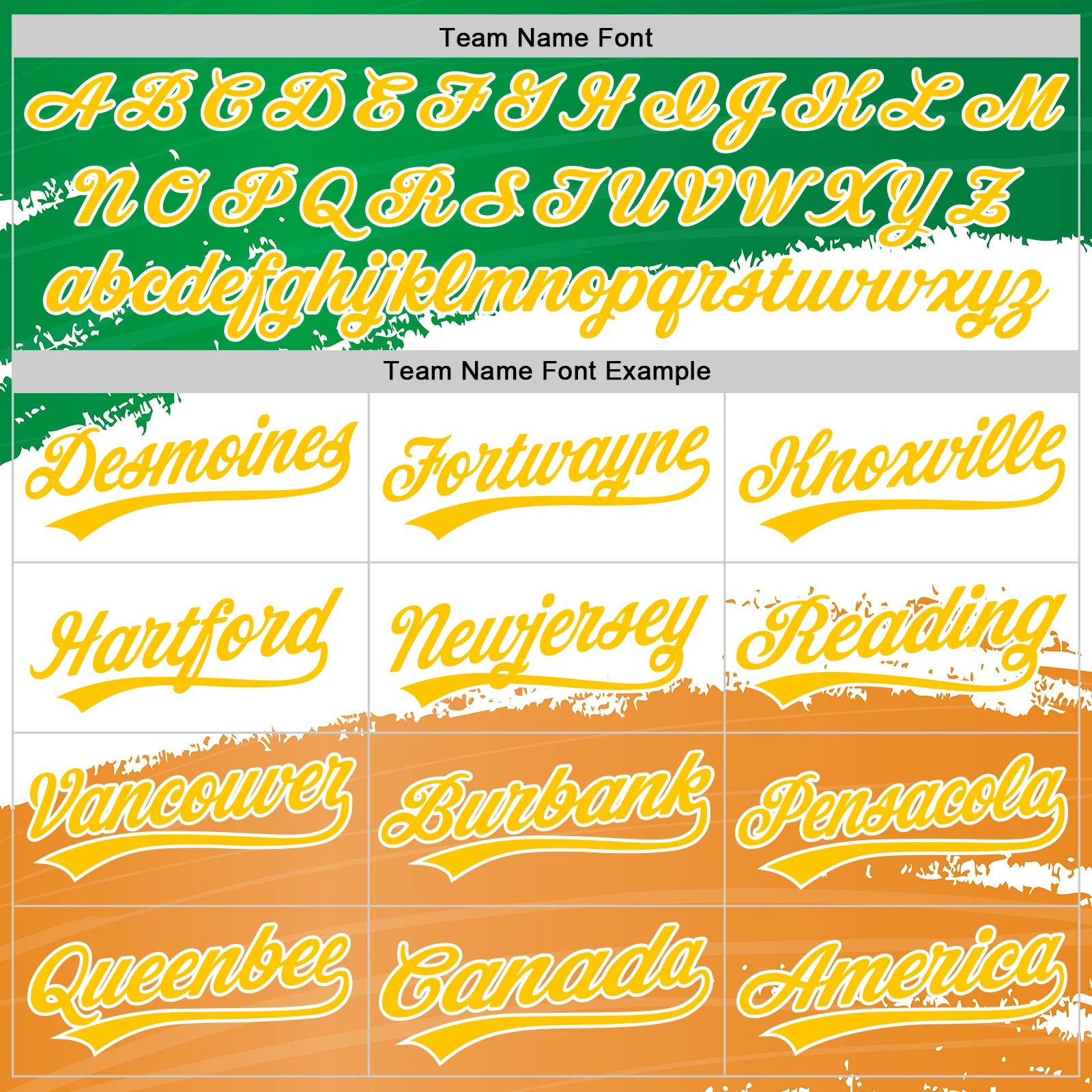Custom Green Yellow-Texas Orange 3D St. Patrick's Day Shamrock Authentic Baseball Jersey - Image 4