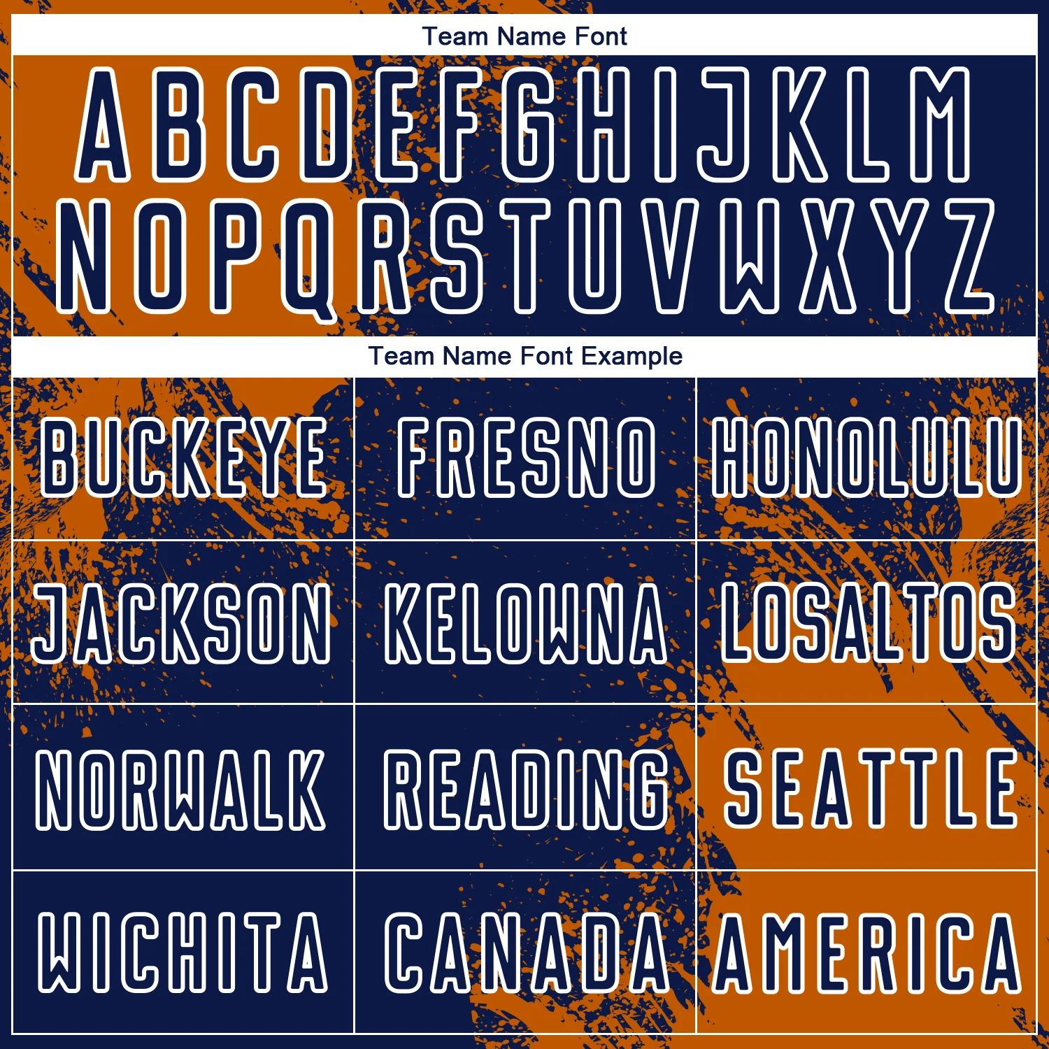 Custom Navy Texas Orange-White Abstract Brush Stroke Sports Sublimation Soccer Uniform Jersey - Image 5