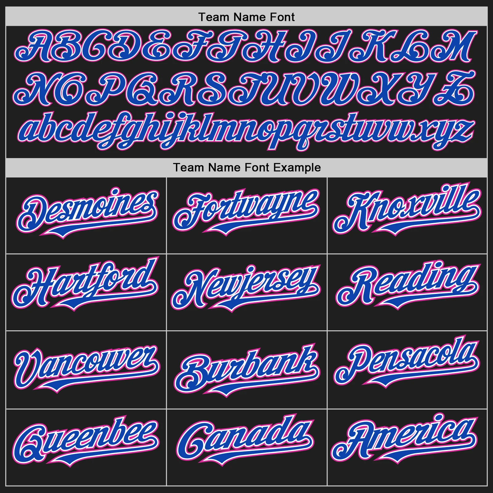 Custom Black Deep Pink Thunder Blue-White Authentic Baseball Jersey - Image 4