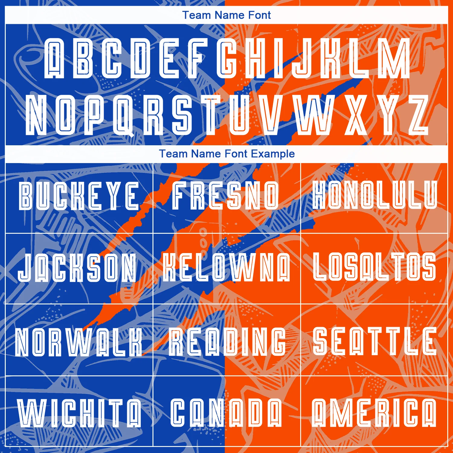 Custom Graffiti Pattern Thunder Blue-Orange Scratch Sublimation Soccer Uniform Jersey - Image 5