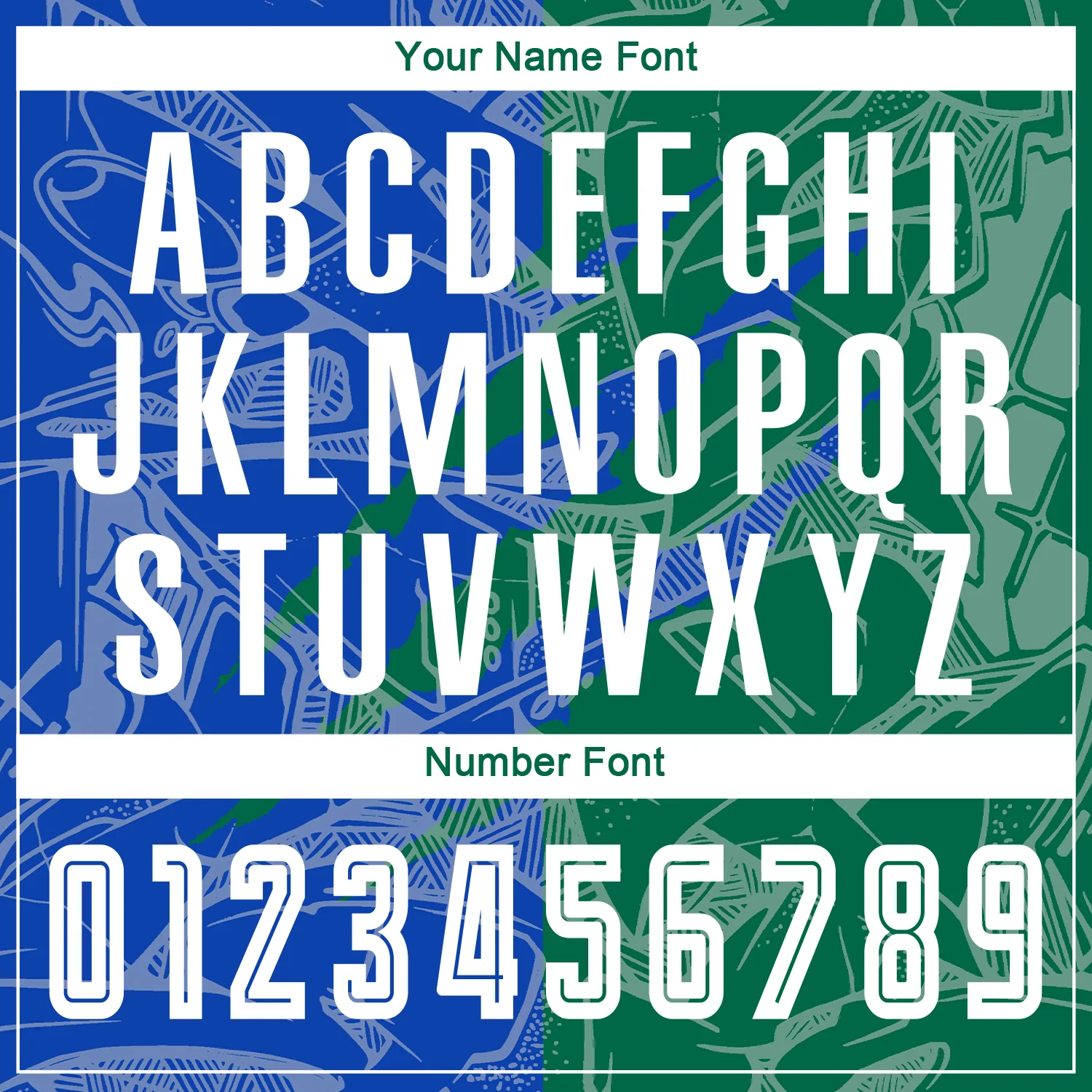 Custom Graffiti Pattern Thunder Blue-Kelly Green Scratch Sublimation Soccer Uniform Jersey - Image 6