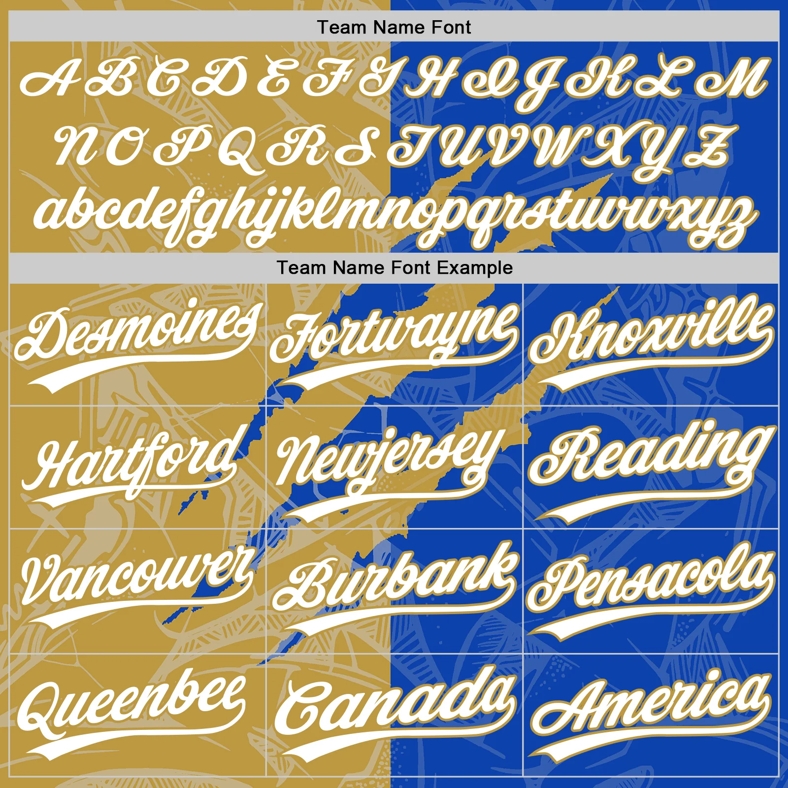 Custom Graffiti Pattern White Thunder Blue-Old Gold 3D Scratch Two-Button Unisex Softball Jersey - Image 4