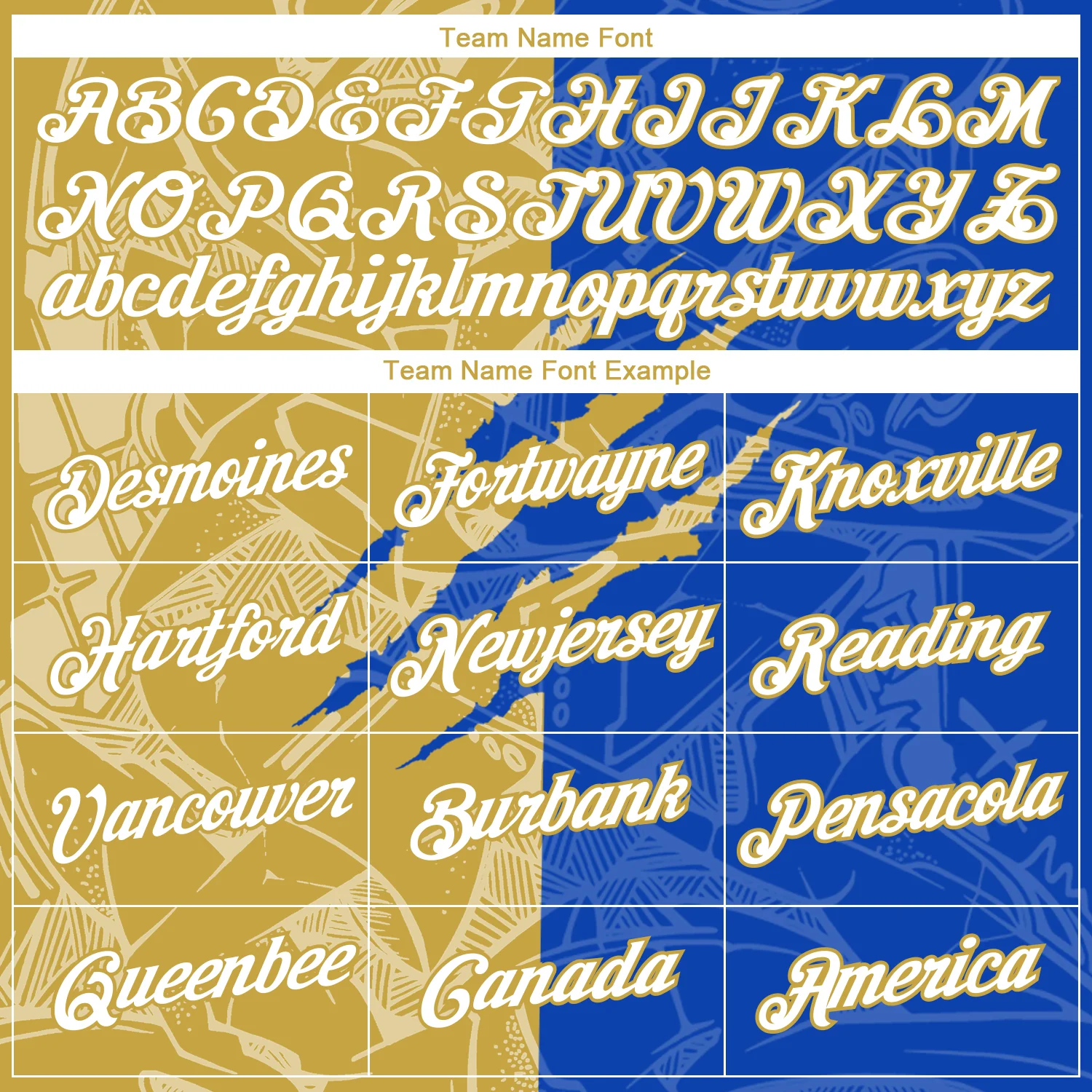 Custom Graffiti Pattern White Thunder Blue-Old Gold Scratch 3D Performance T-Shirt - Image 3