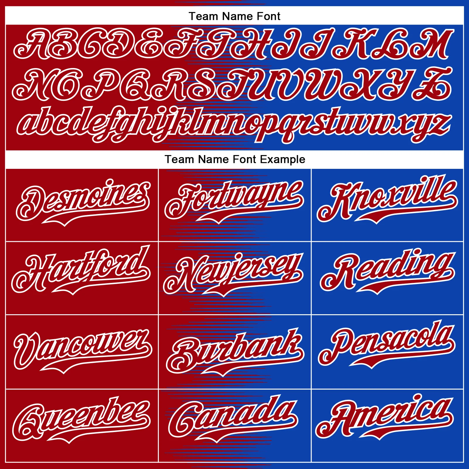 Custom Red Thunder Blue-White Gradient Line Bomber Full-Snap Varsity Letterman Hoodie Jacket - Image 5