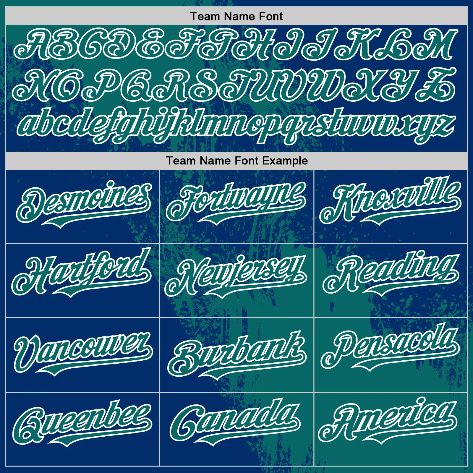 Custom Teal US Navy Blue-White 3D Pattern Design Abstract Brush Stroke Authentic Baseball Jersey - Image 4