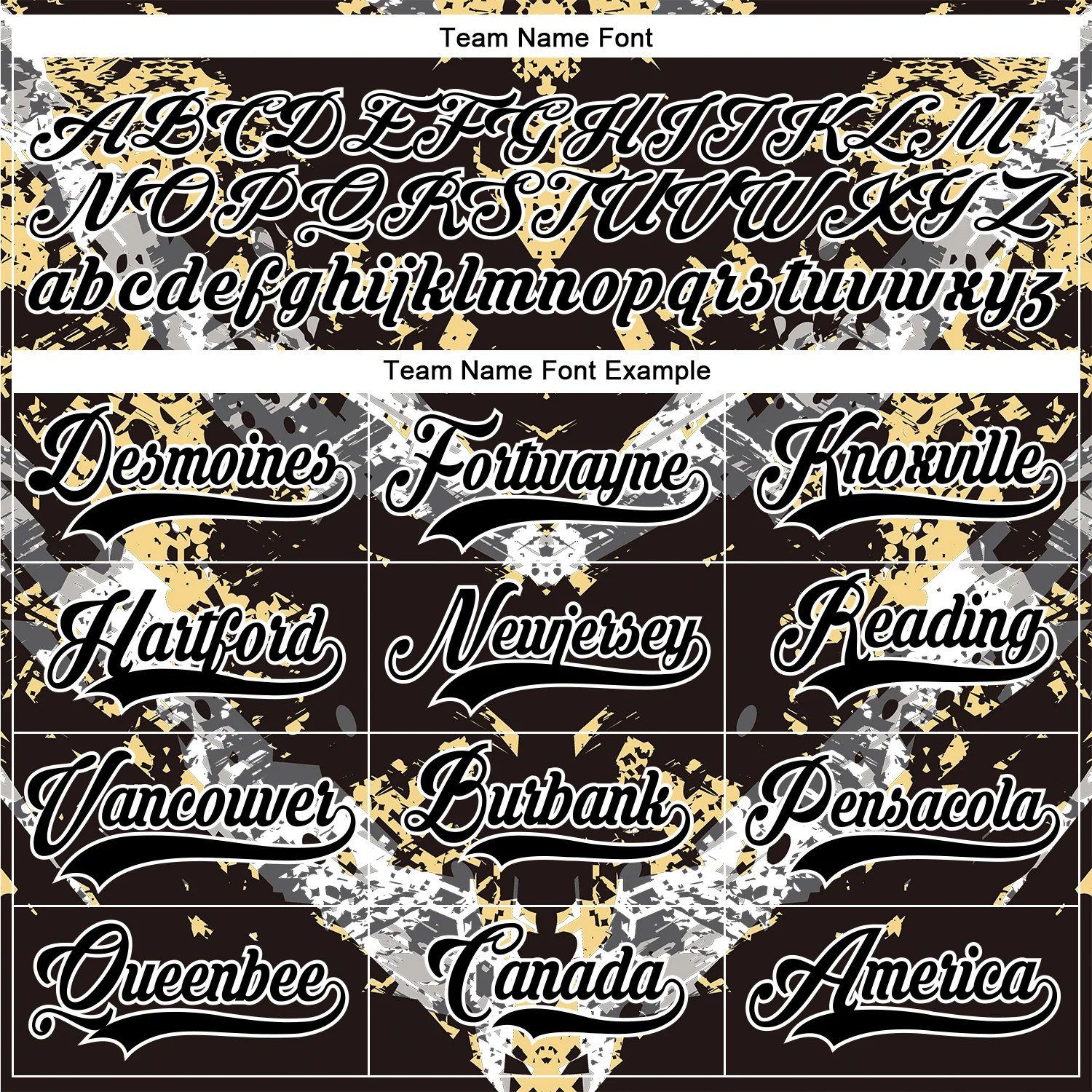 Custom Black Vegas Gold-White 3D Pattern Abstract Grunge Hockey Lace Neck Jersey - Image 4