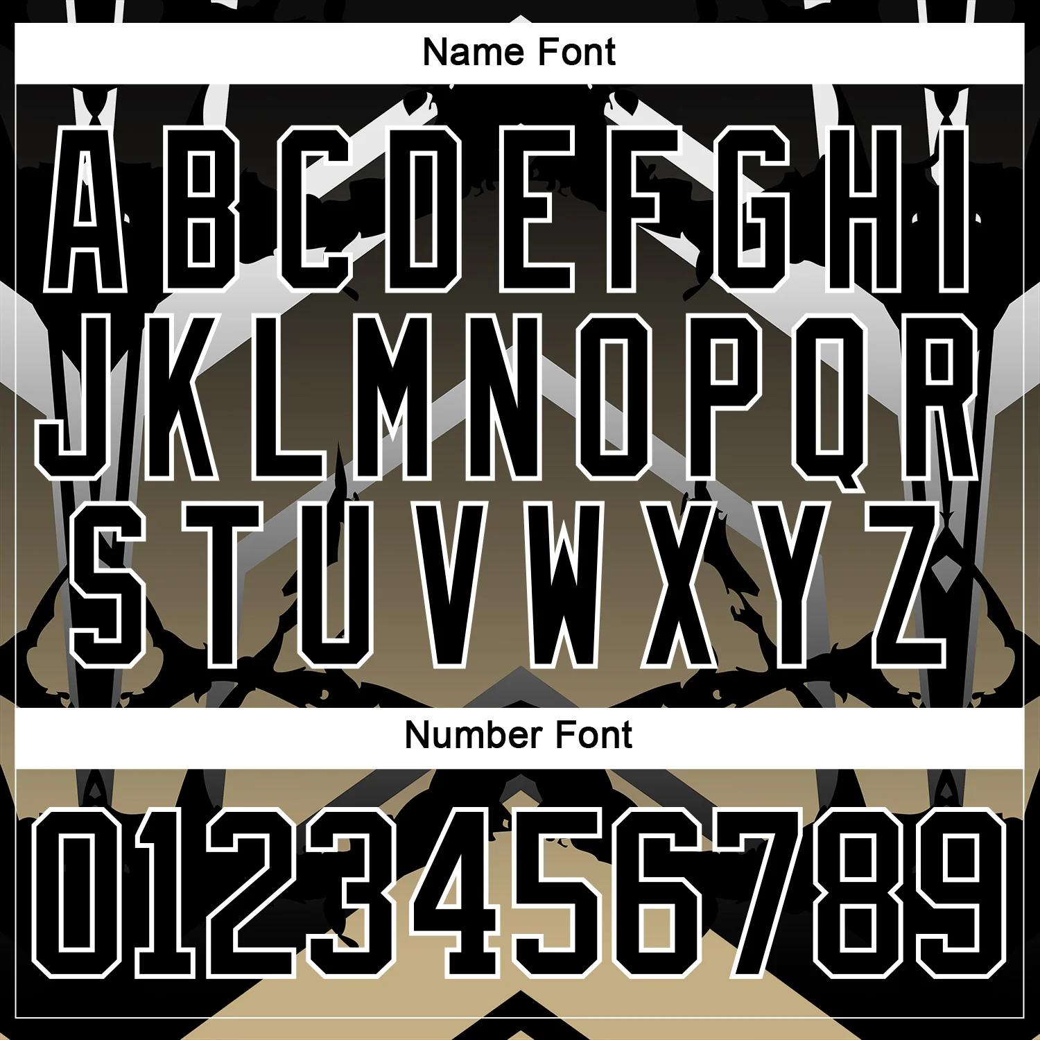 Custom Gray Black Vegas Gold-White 3D Pattern Abstract Gradient Hockey Lace Neck Jersey - Image 5