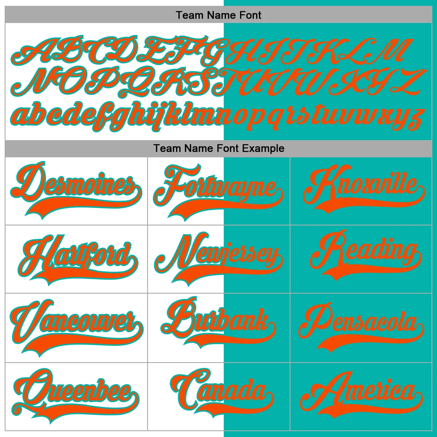 Custom Aqua Orange-White Split Fashion Hockey Lace Neck Jersey - Image 4