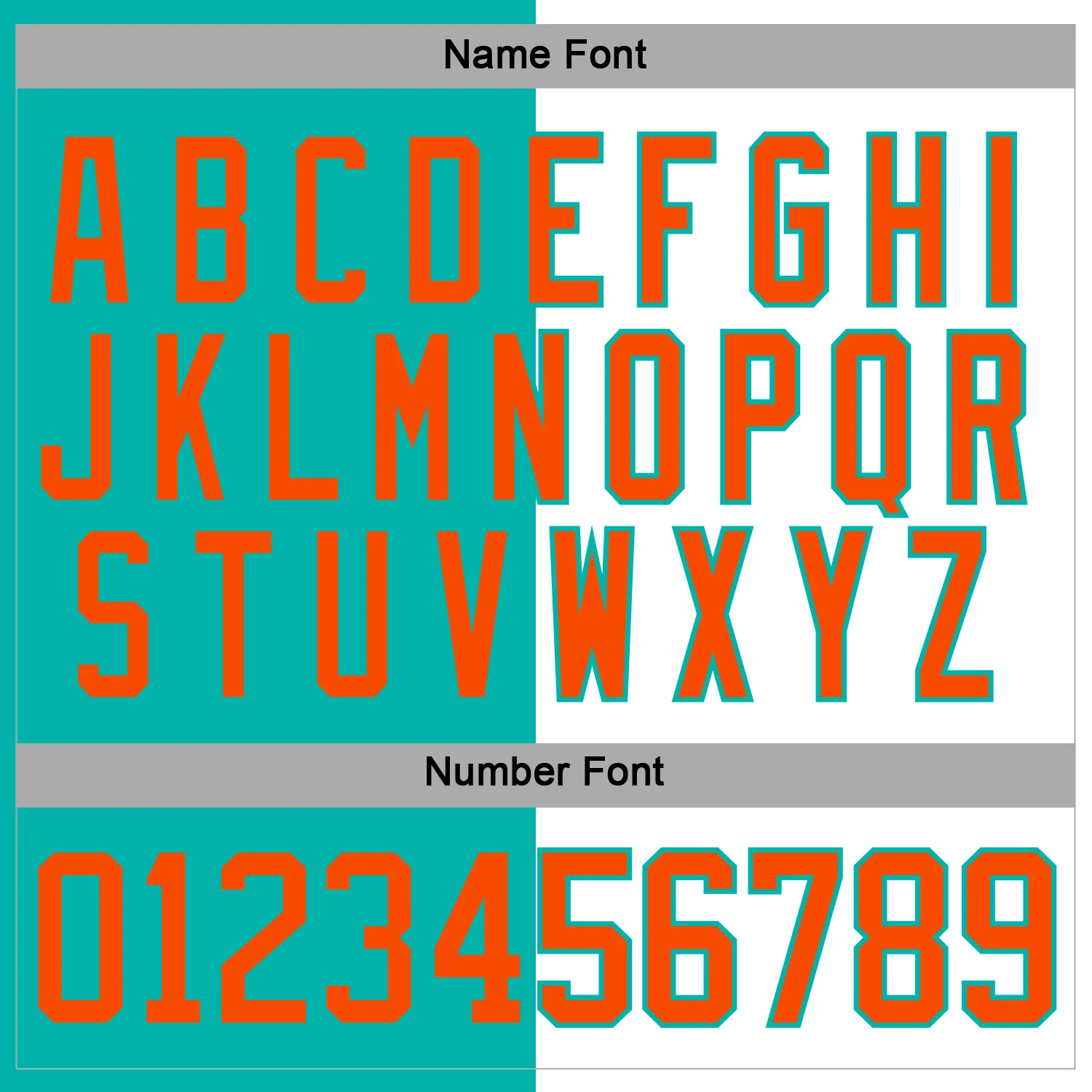 Custom Aqua Orange-White Split Fashion Hockey Lace Neck Jersey - Image 5